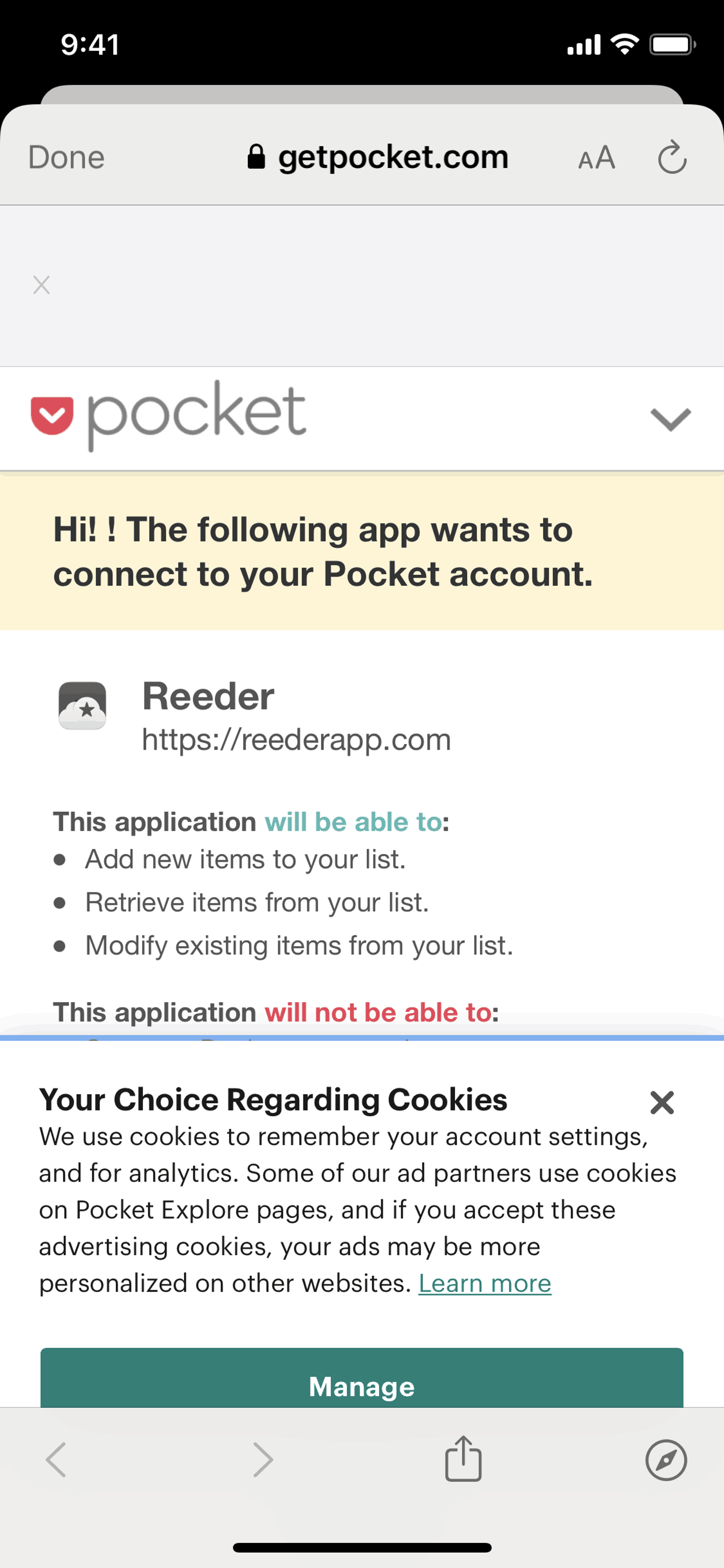 Reeder 5 iOS News interface screenshot 12