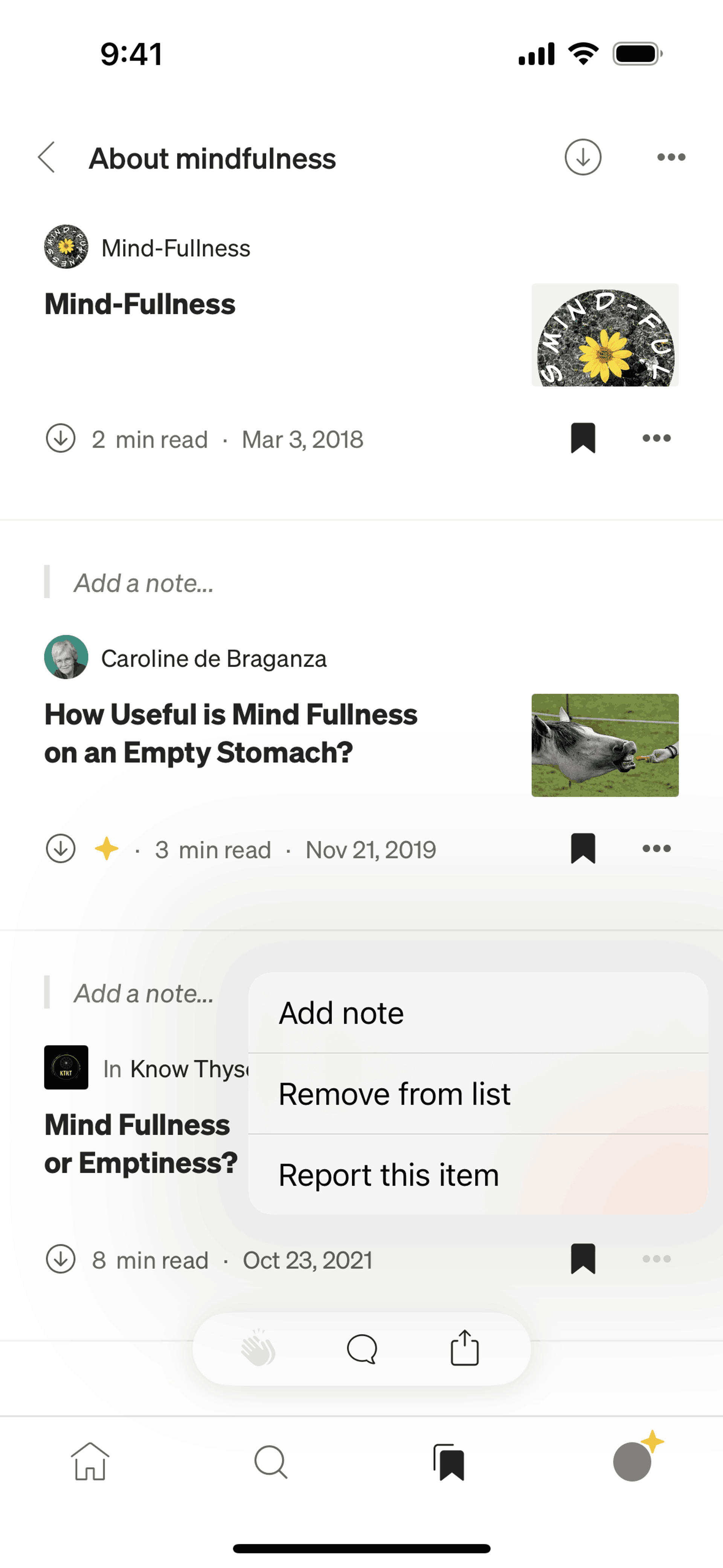 Medium iOS News interface screenshot 17