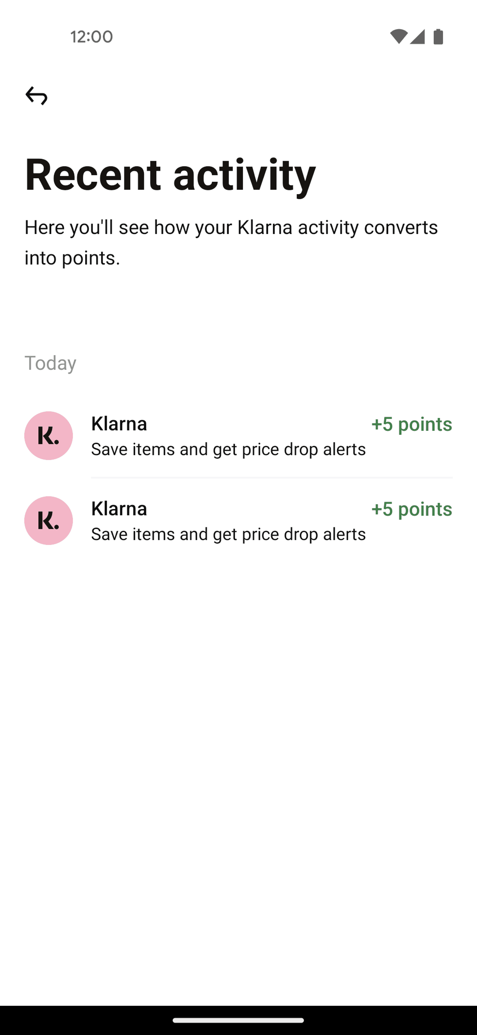 Klarna Android Shopping interface screenshot 17