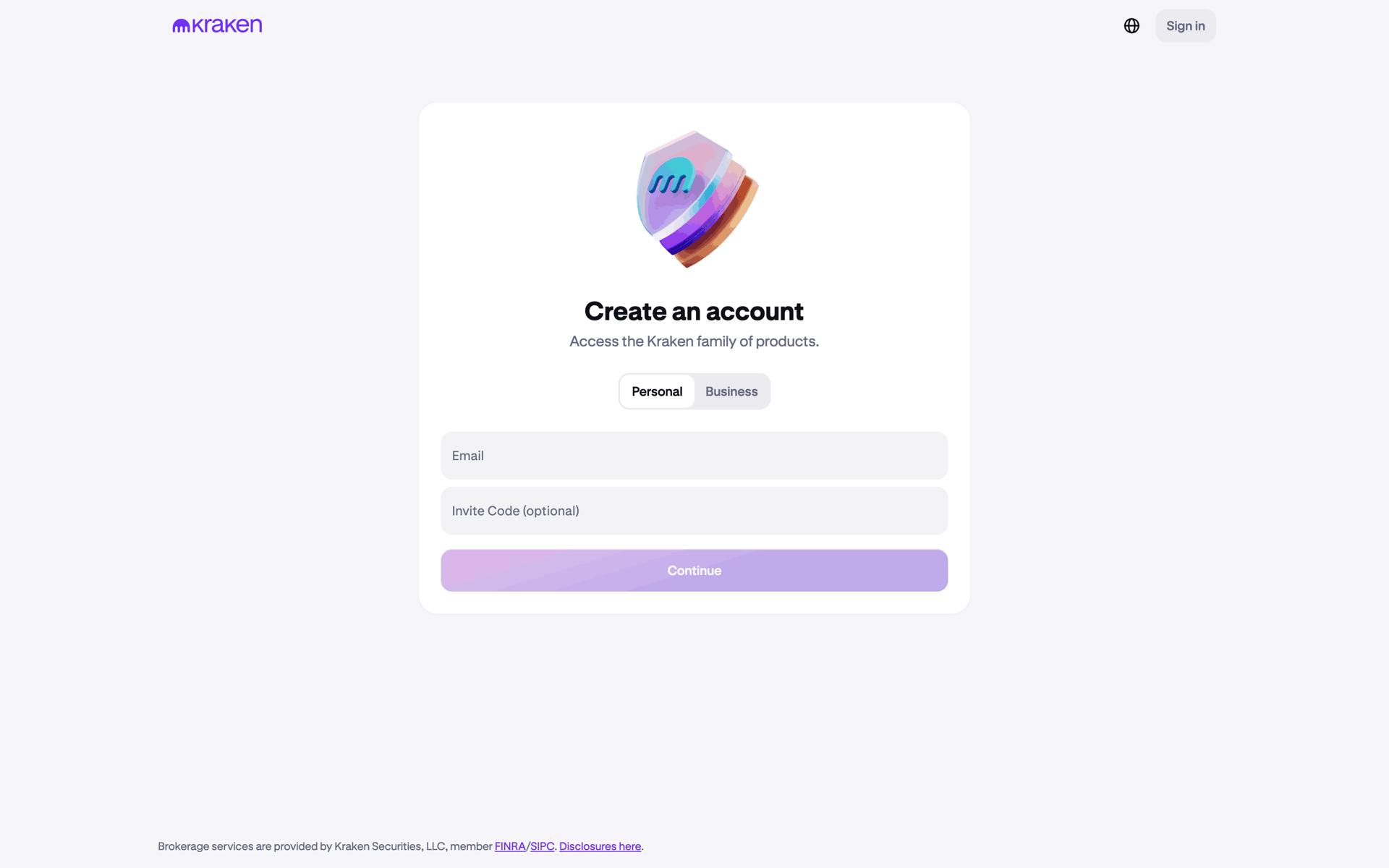 Kraken Web Finance interface screenshot 10