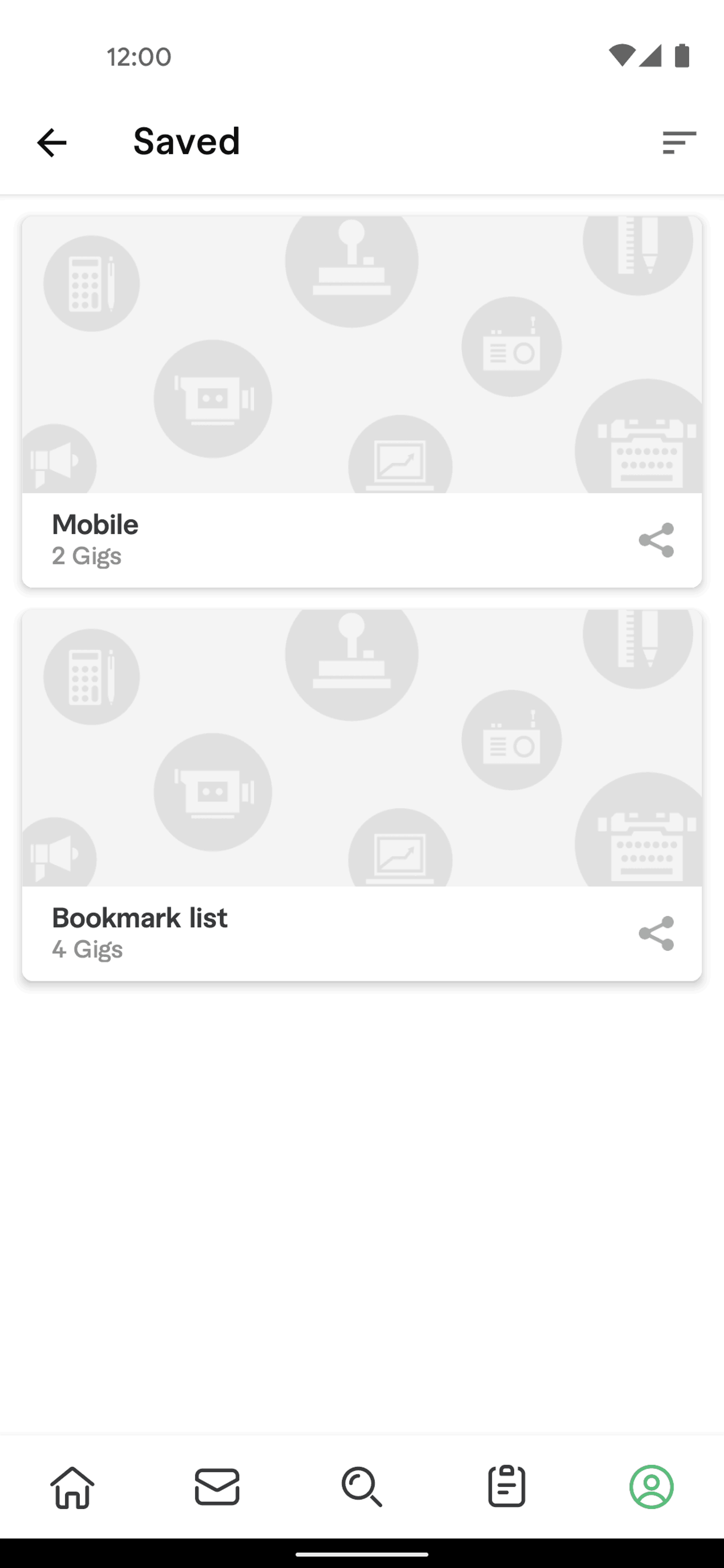 Fiverr Android Business interface screenshot 20