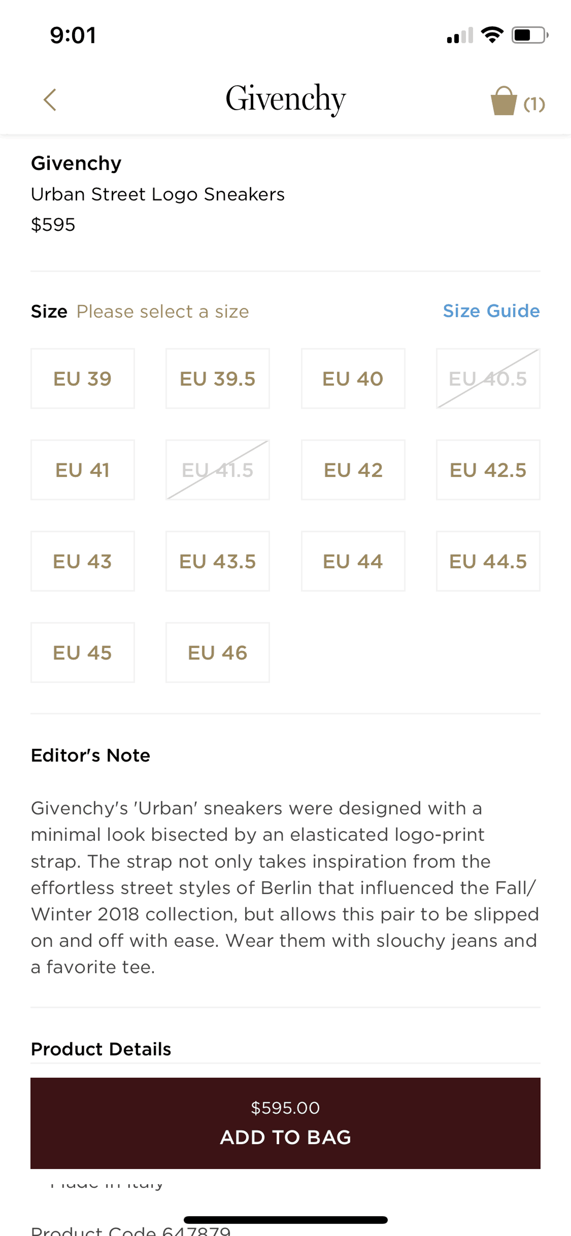 Moda Operandi iOS Shopping interface screenshot 18