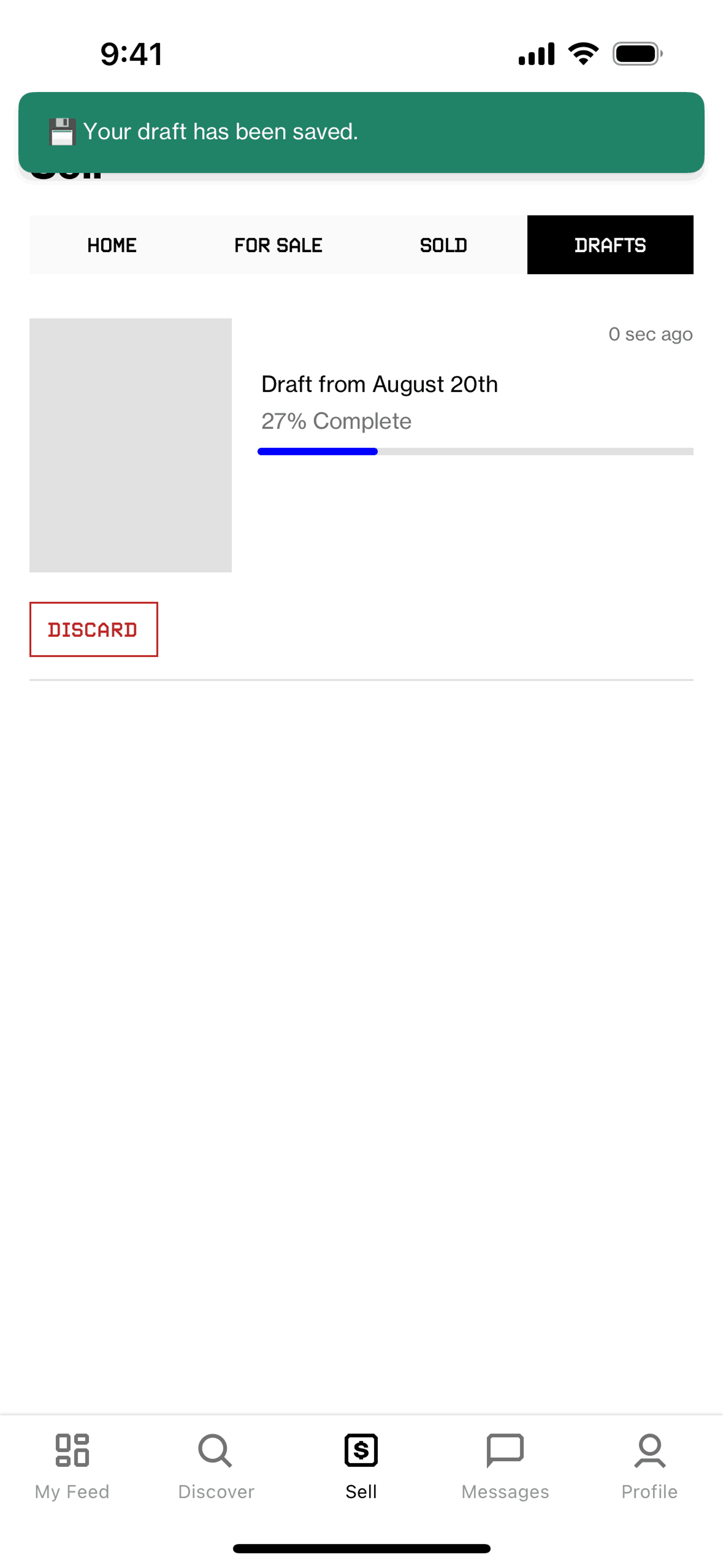 Grailed iOS Shopping interface screenshot 19