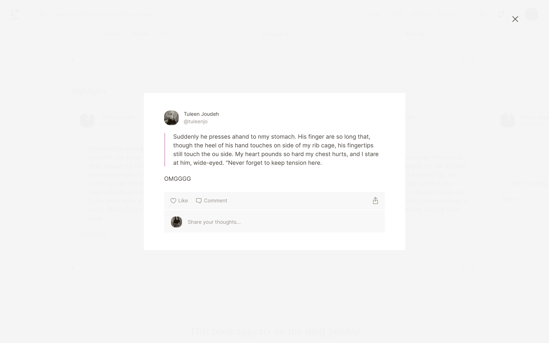Literal Web Lifestyle interface screenshot 22