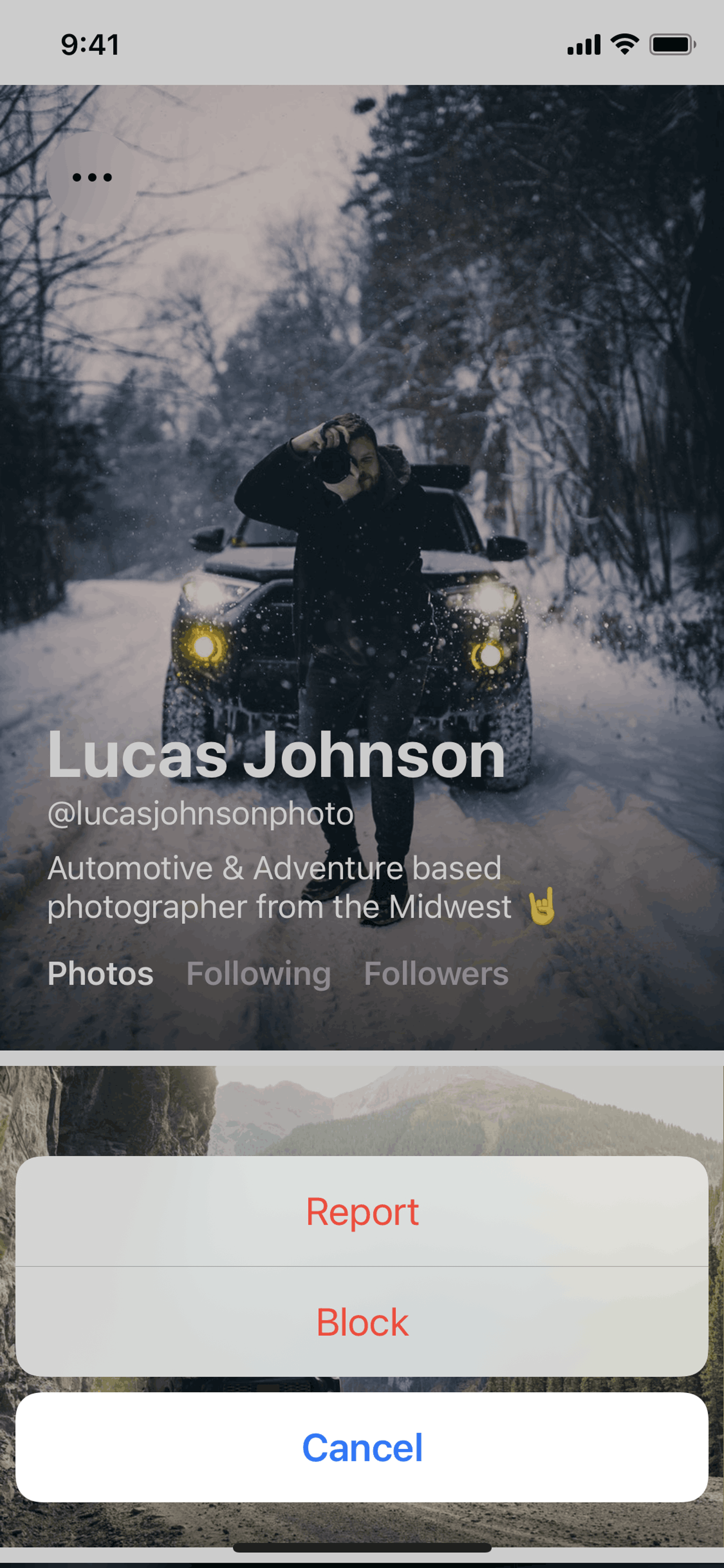 Glass iOS Photo & Video interface screenshot 14