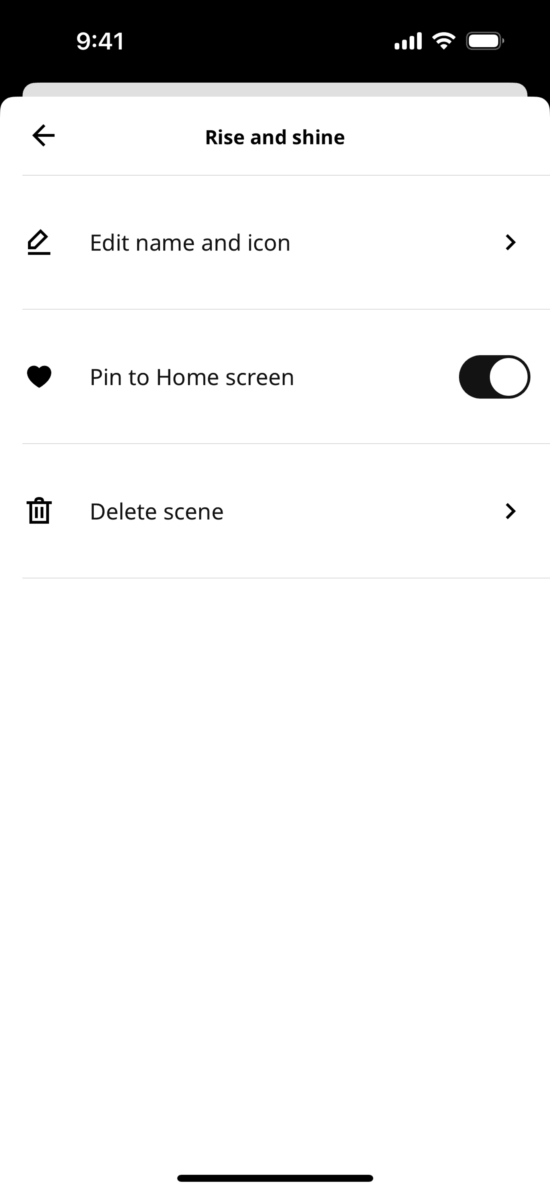 IKEA Home smart iOS Utilities interface screenshot 14