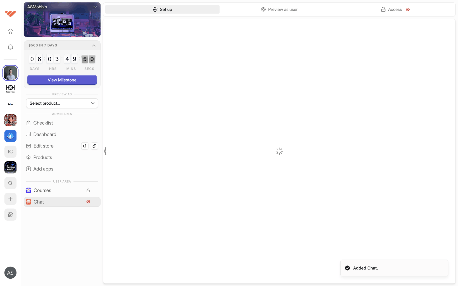Whop Web Business interface screenshot 9
