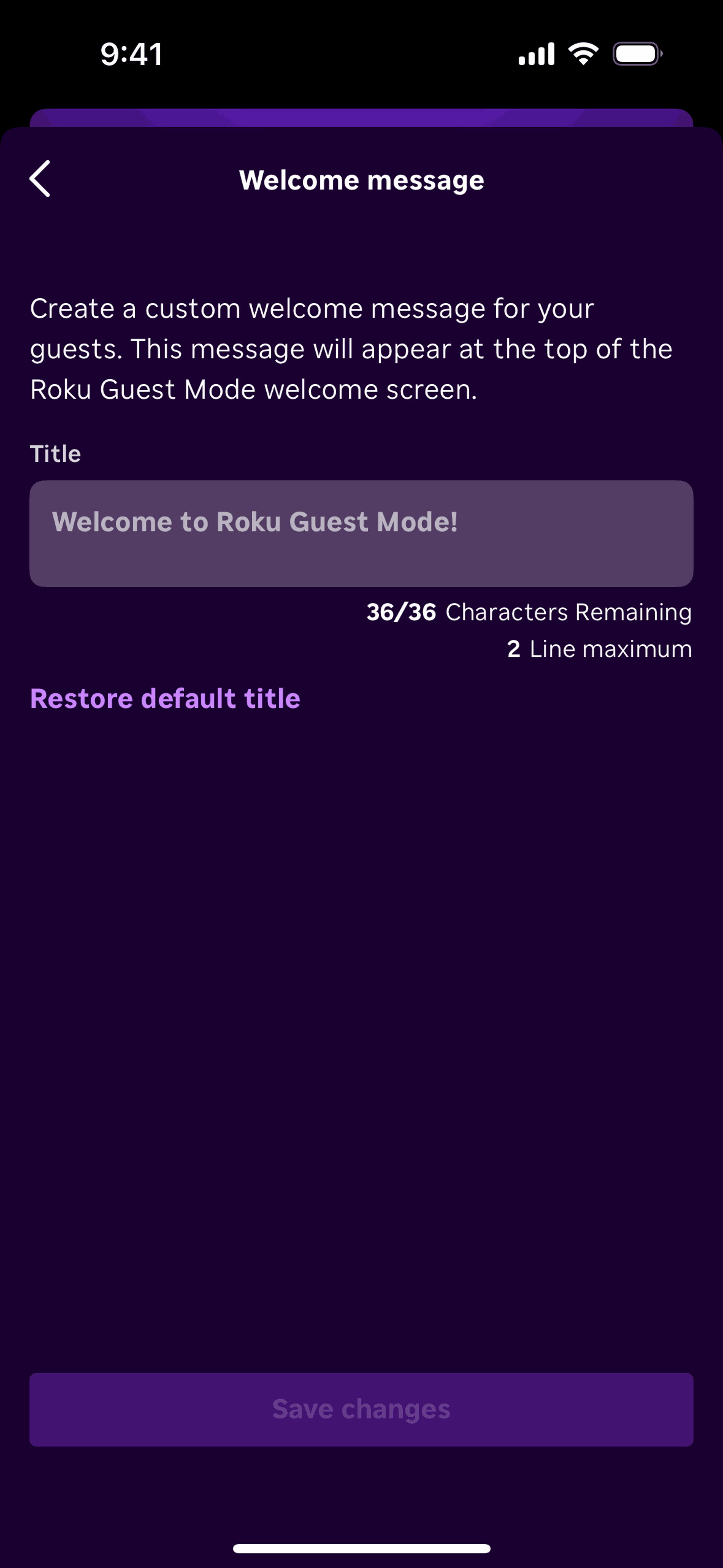Roku iOS Entertainment interface screenshot 5