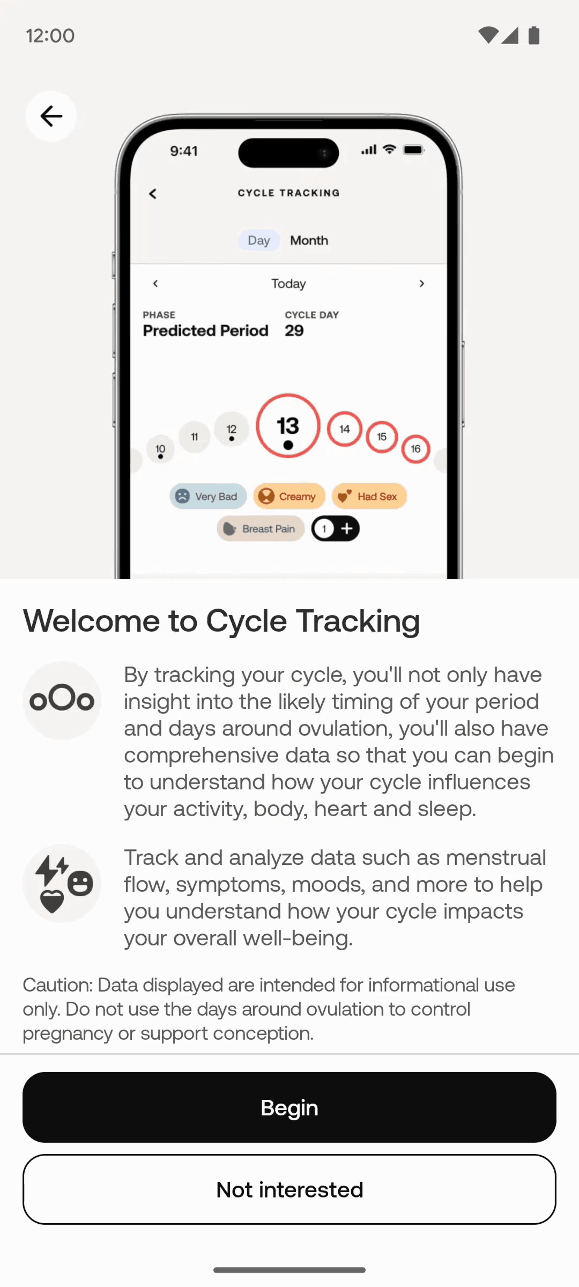 Withings Health Mate Android Health & Fitness interface screenshot 17