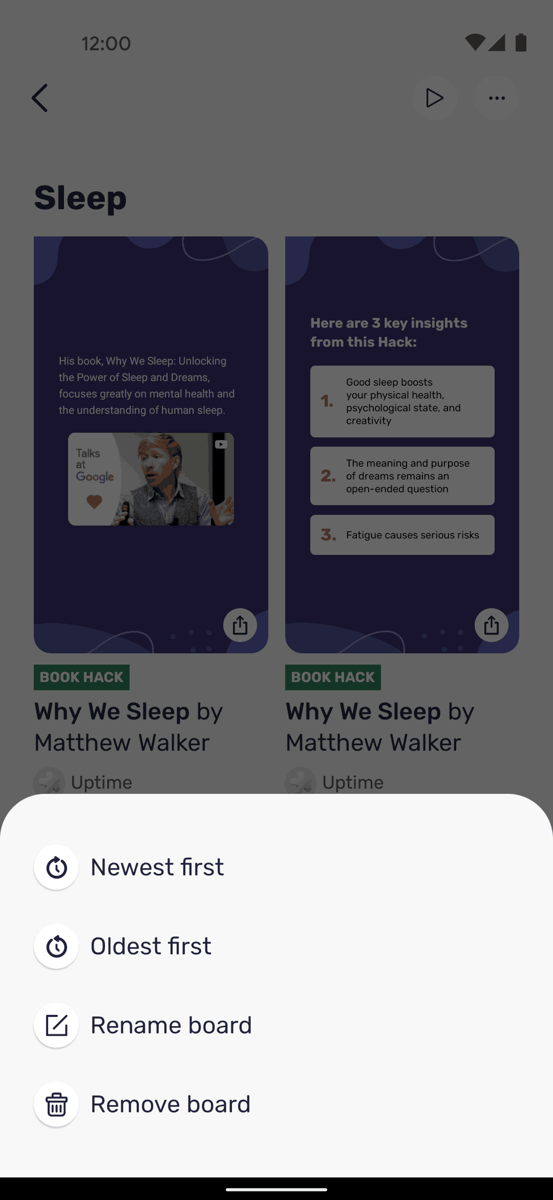 Uptime Android Education interface screenshot 23