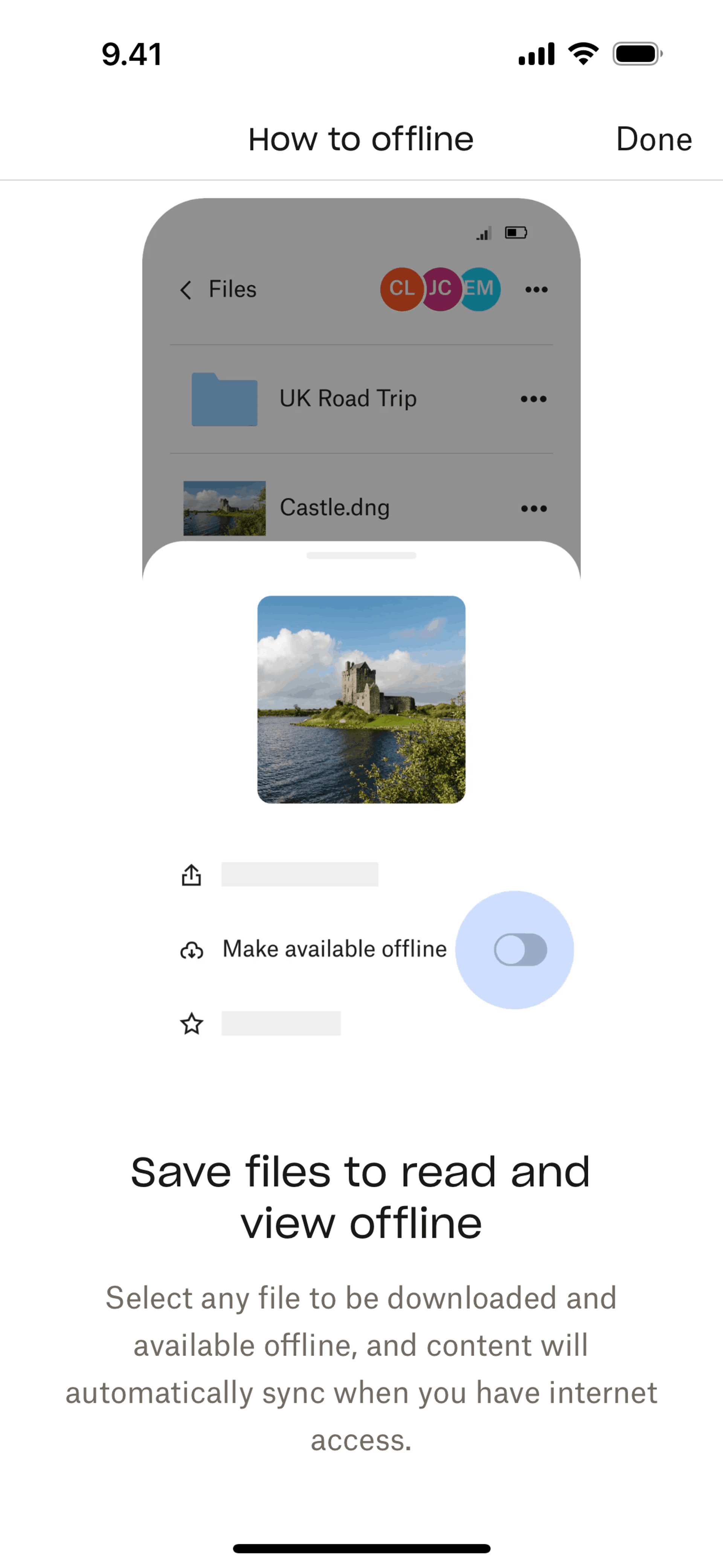Dropbox iOS Productivity interface screenshot 16