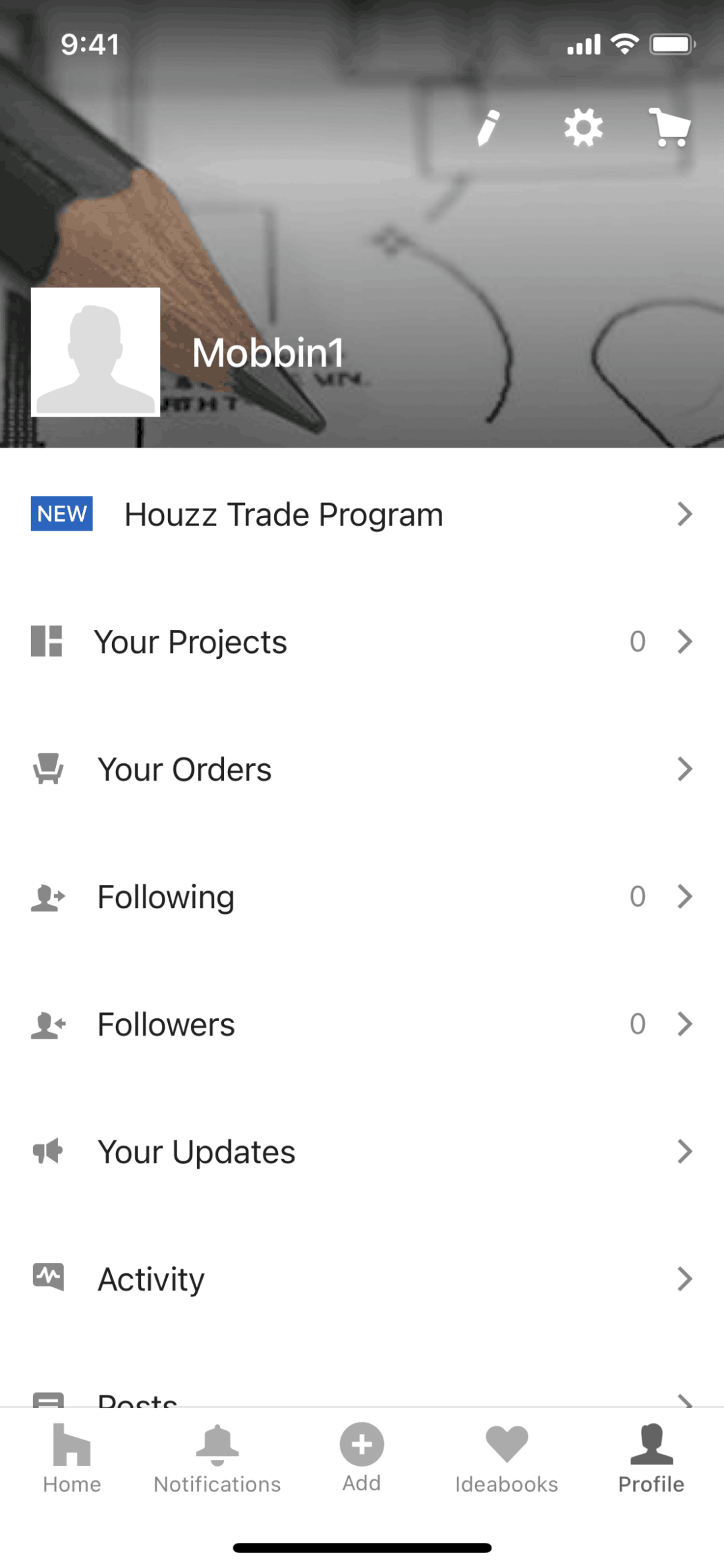 Houzz iOS Real Estate interface screenshot 5