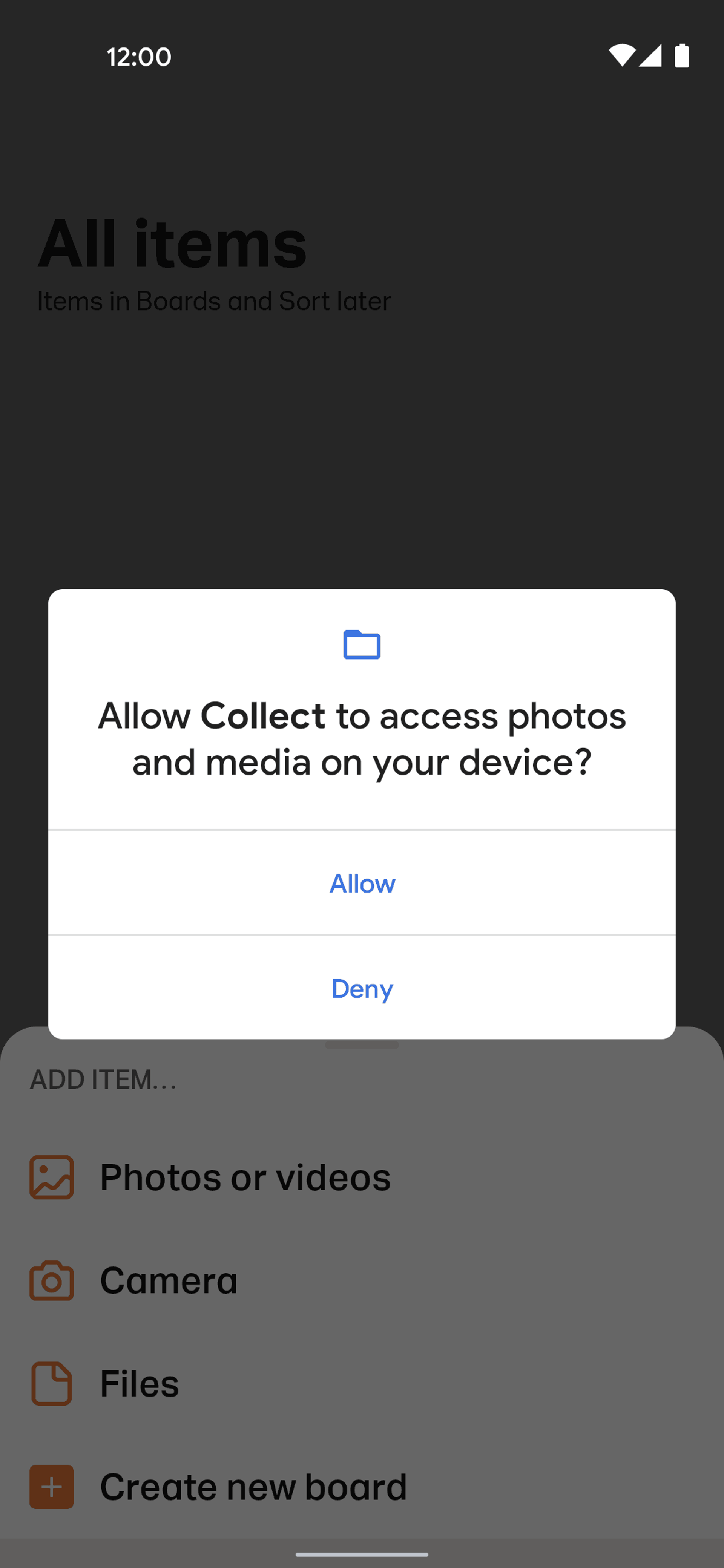 Collect Android Productivity interface screenshot 24