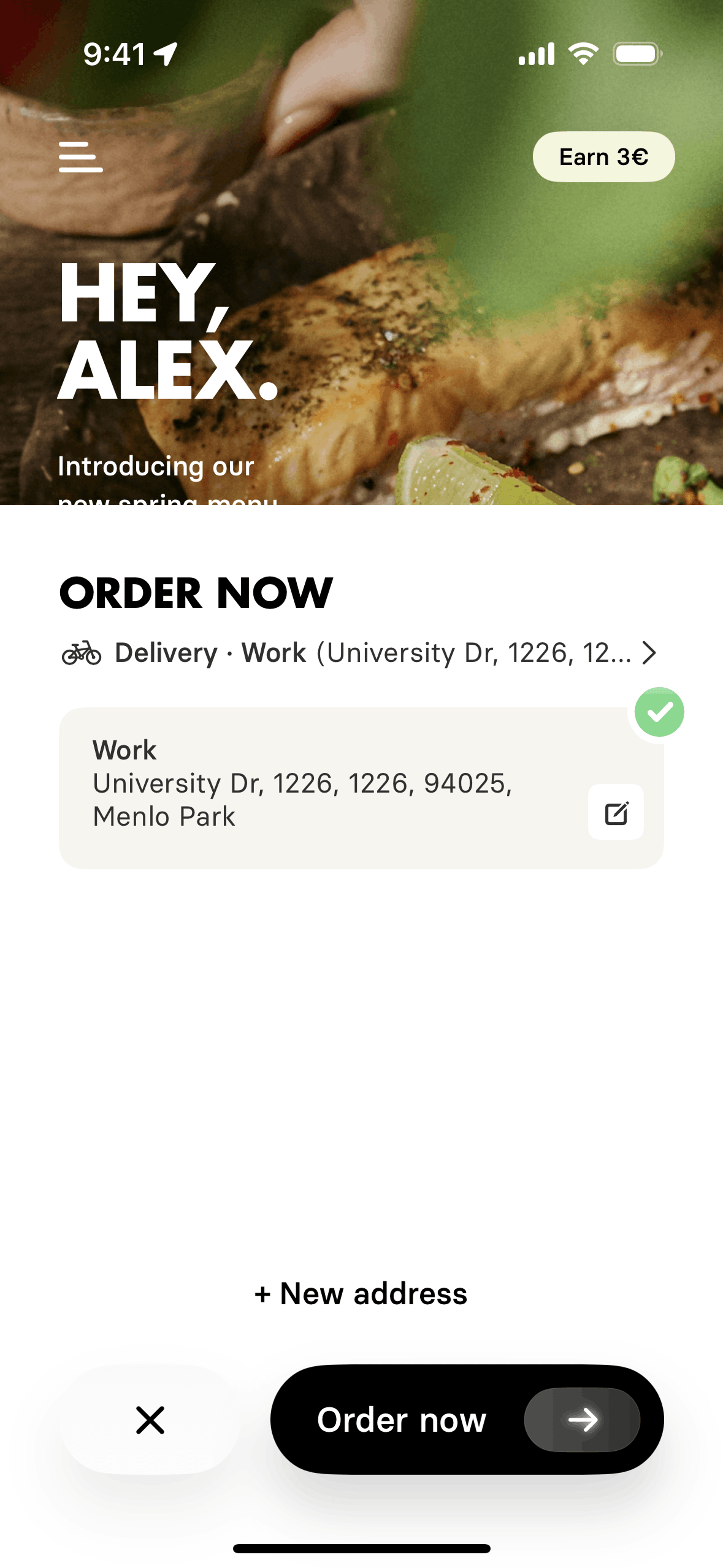Honest Greens iOS Food & Drink interface screenshot 4