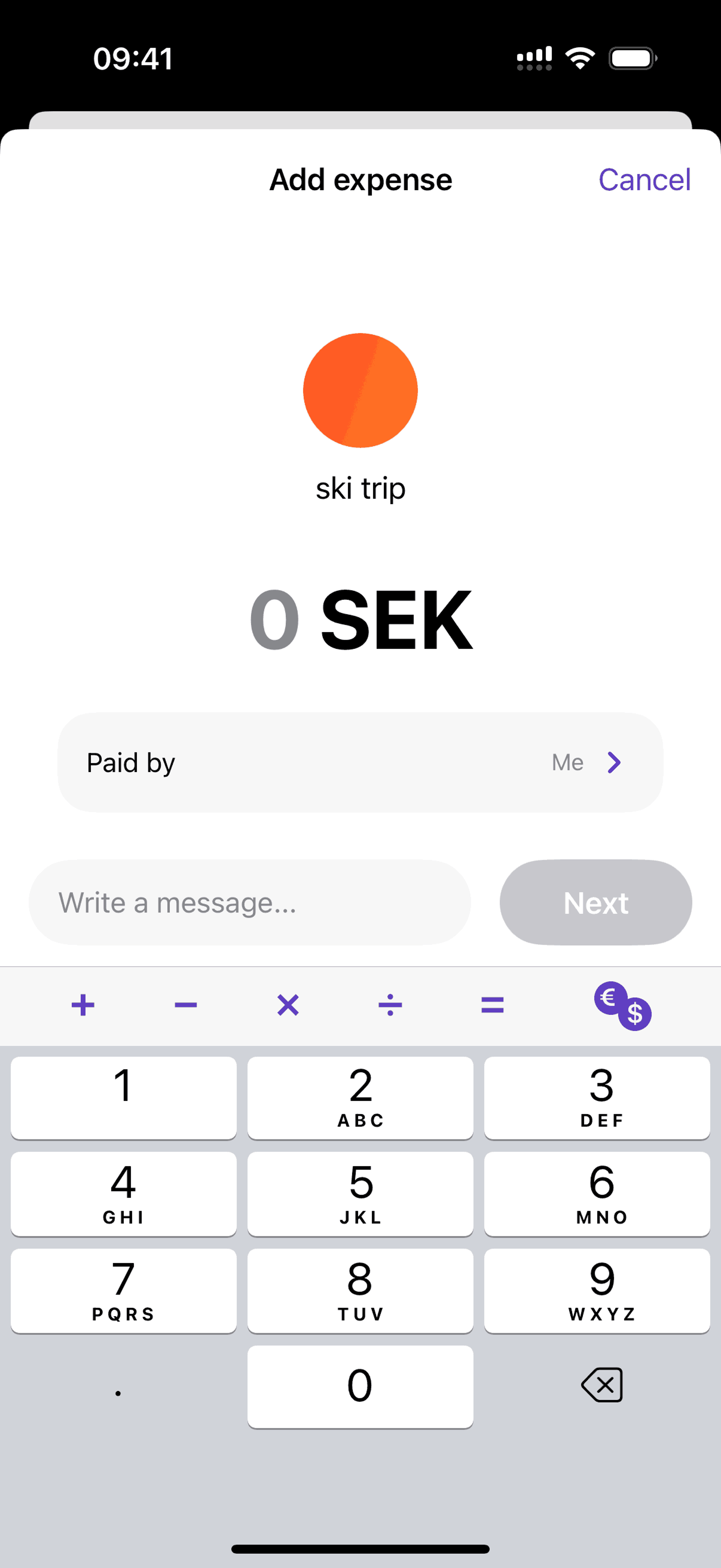 Vipps iOS Finance interface screenshot 7