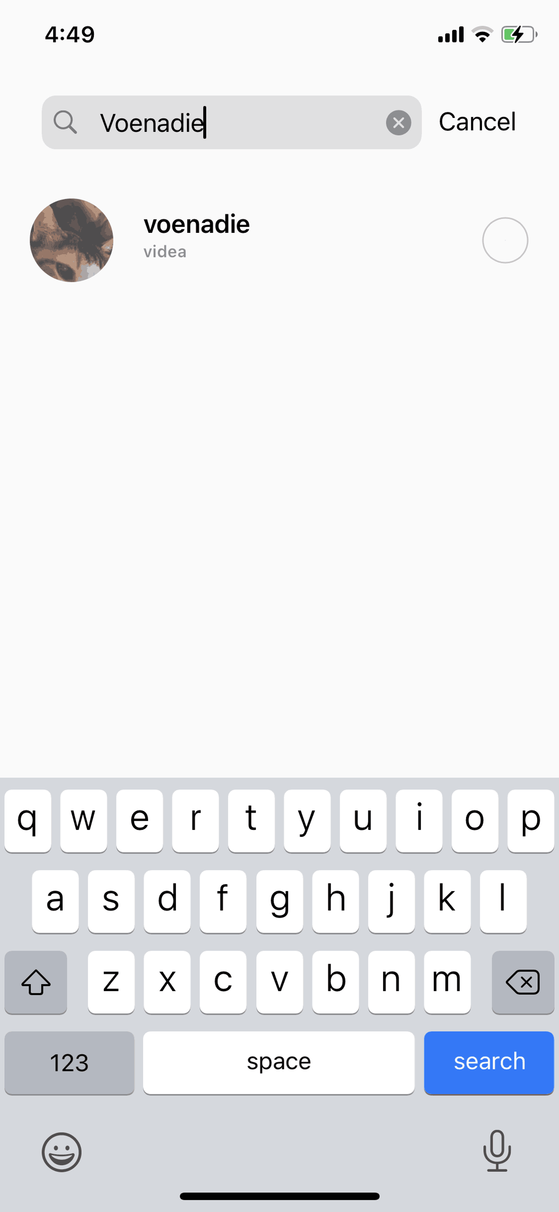 Threads iOS Photo & Video interface screenshot 5