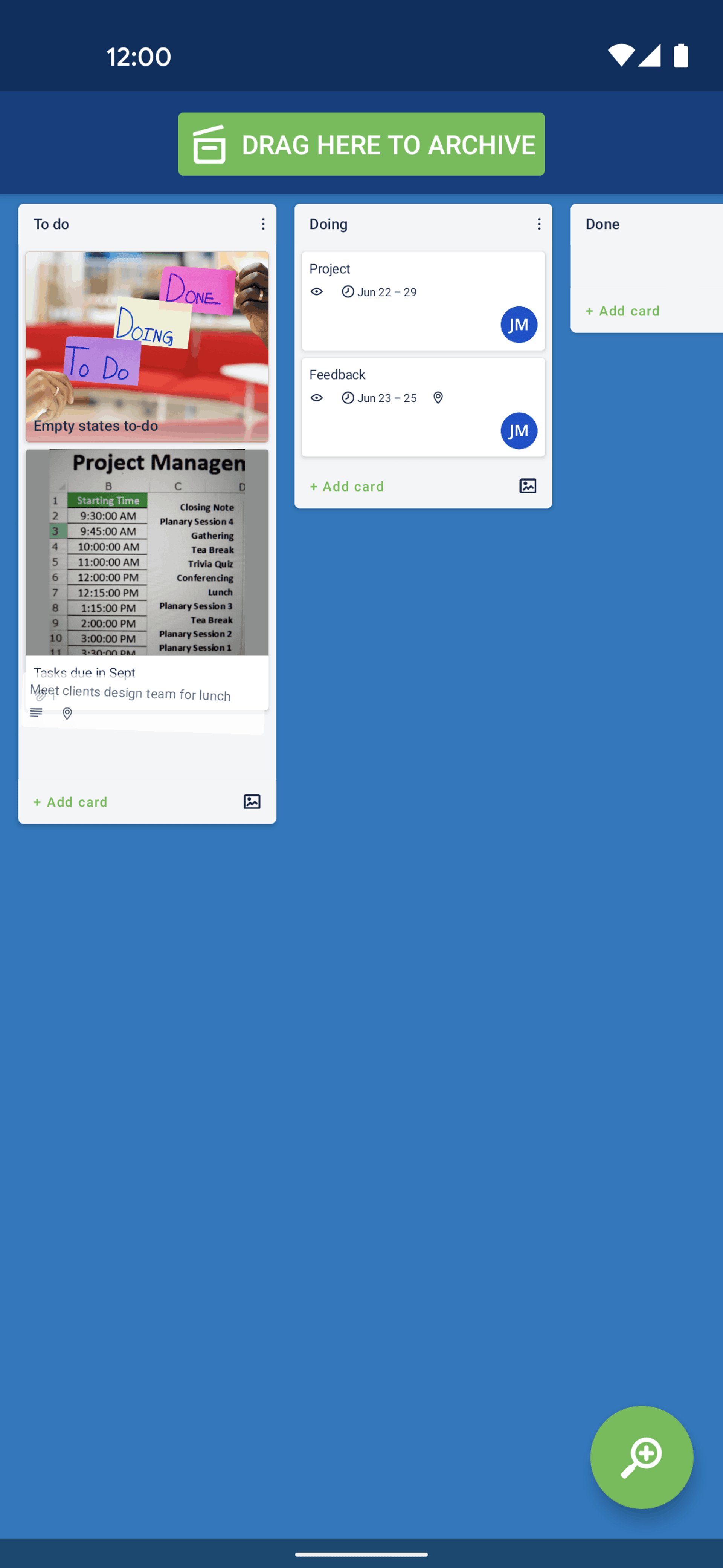 Trello Android Business interface screenshot 12