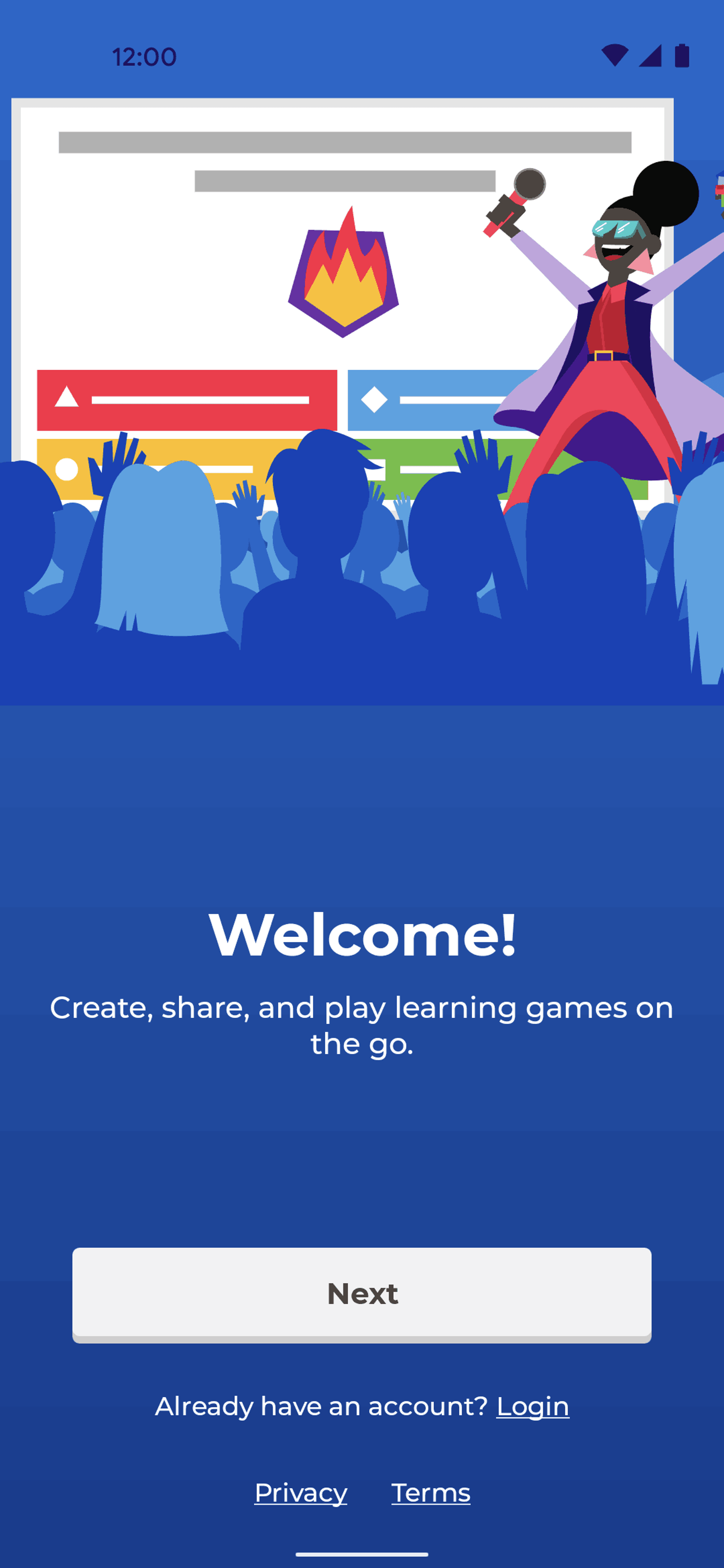 Kahoot! Android Education interface screenshot 3