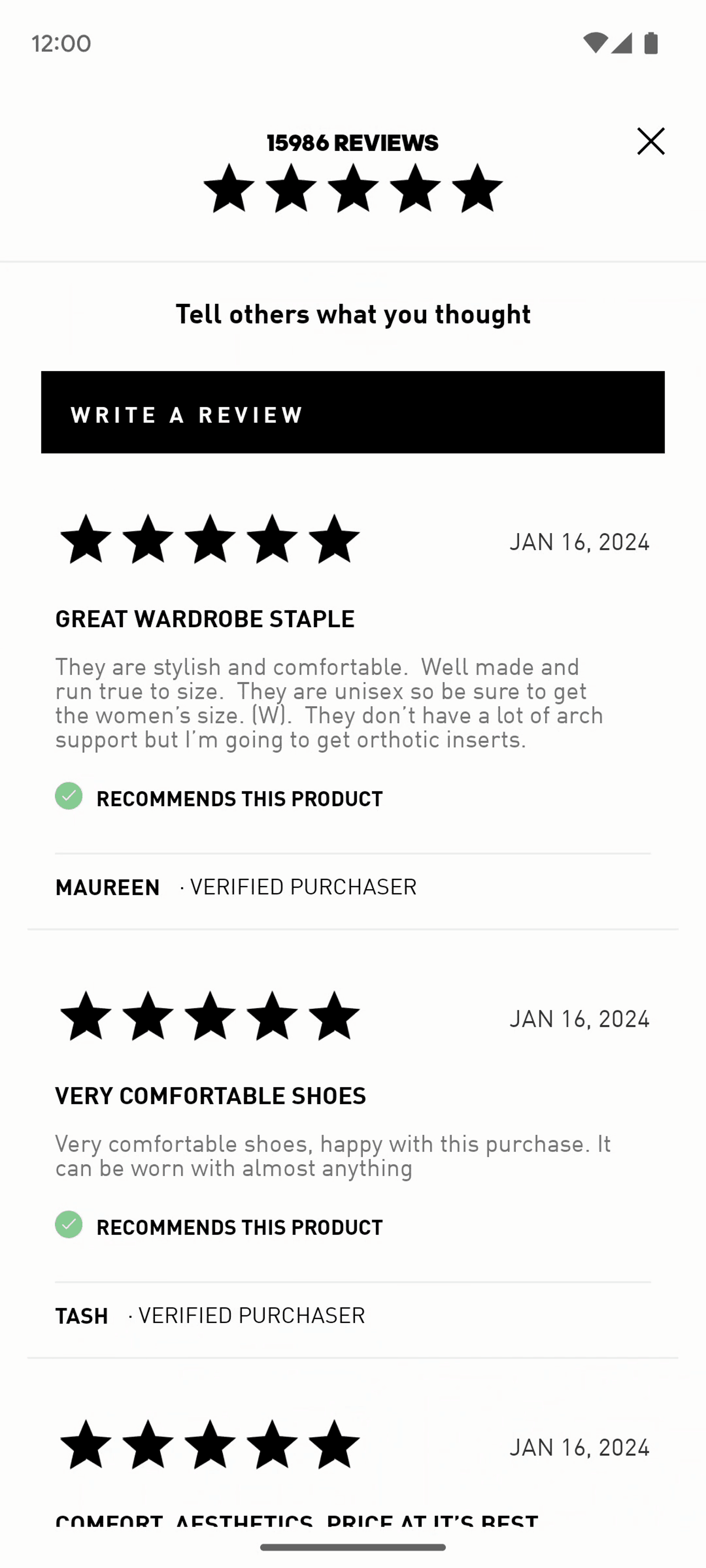 adidas Android Shopping interface screenshot 7