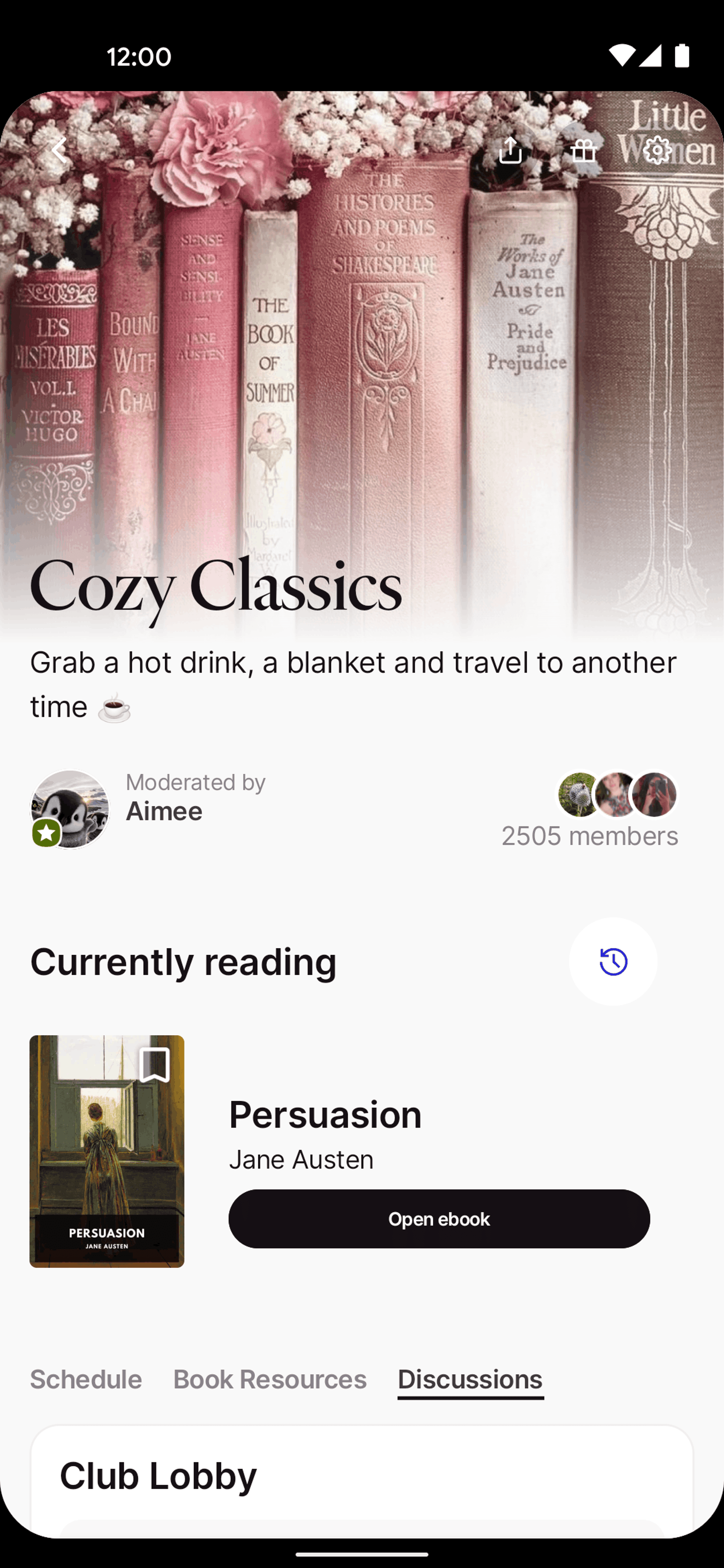 Fable Android Social Networking interface screenshot 3
