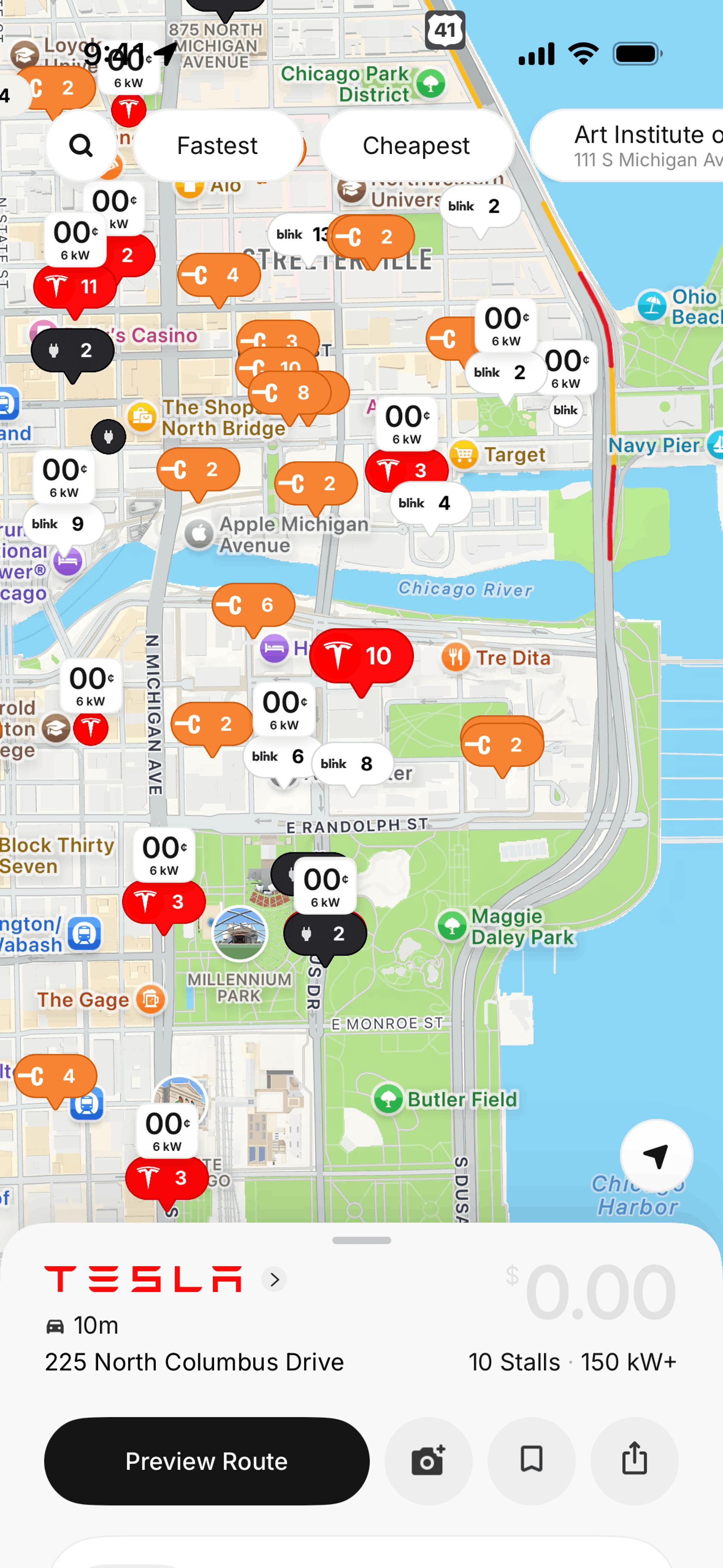 Pangea Charging iOS Maps & Navigation interface screenshot 10