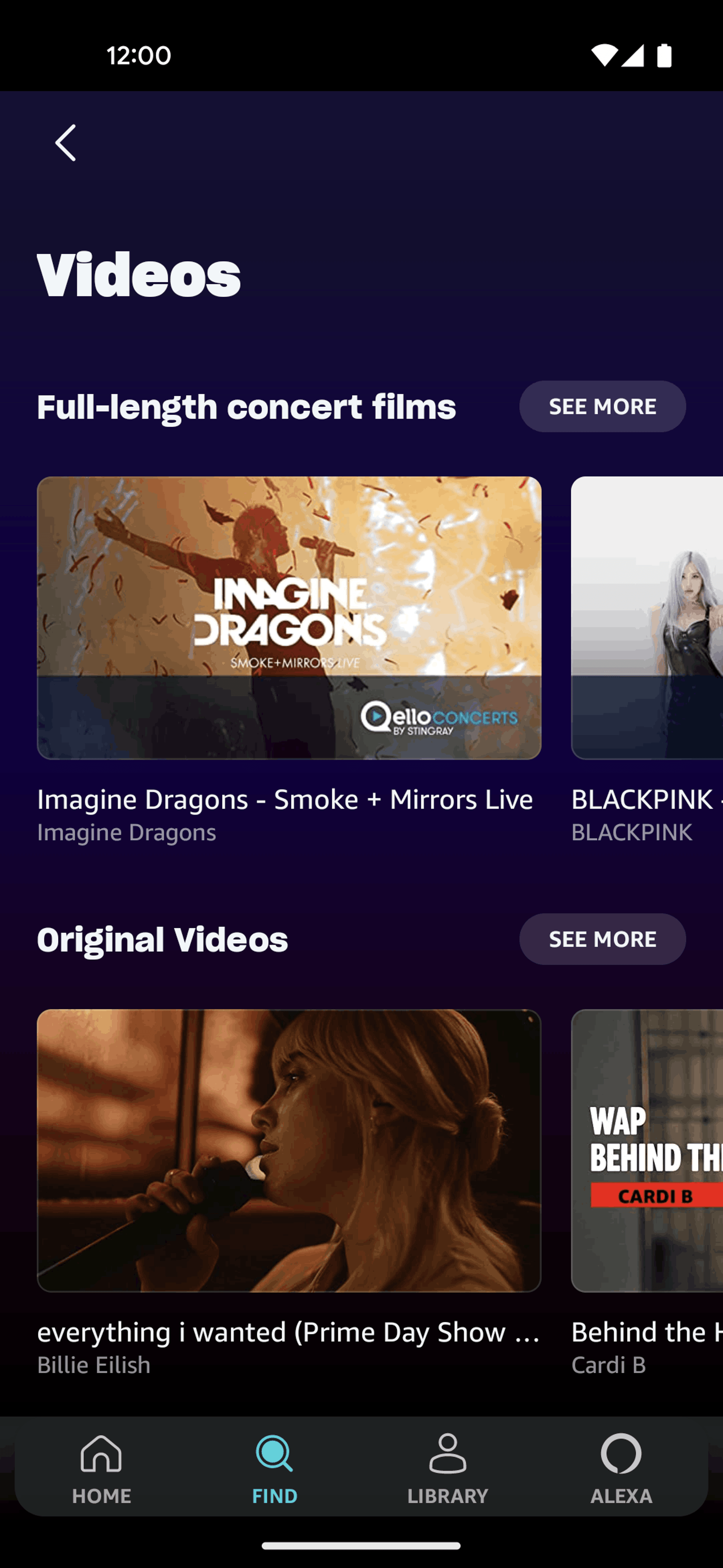 Amazon Music Android Music & Audio interface screenshot 8