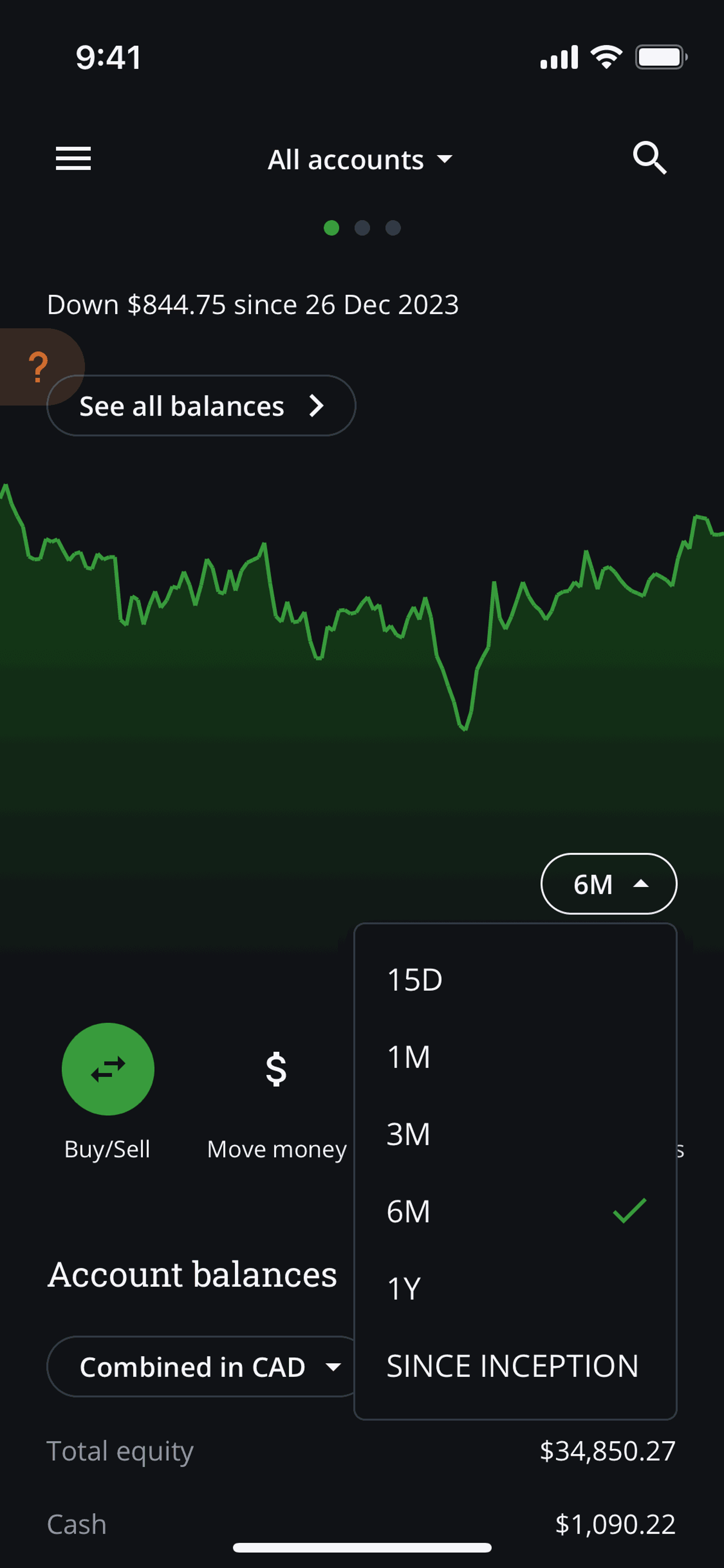 QuestMobile iOS Finance interface screenshot 23