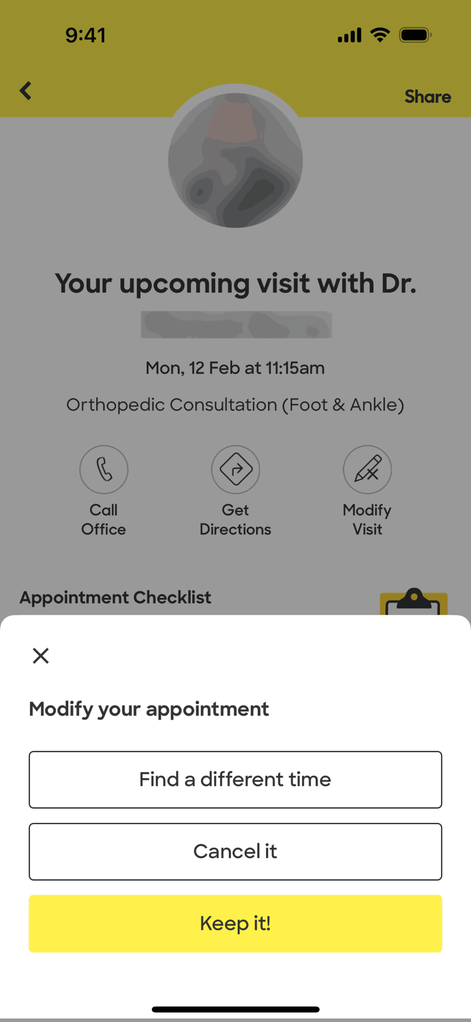 Zocdoc iOS Medical interface screenshot 3