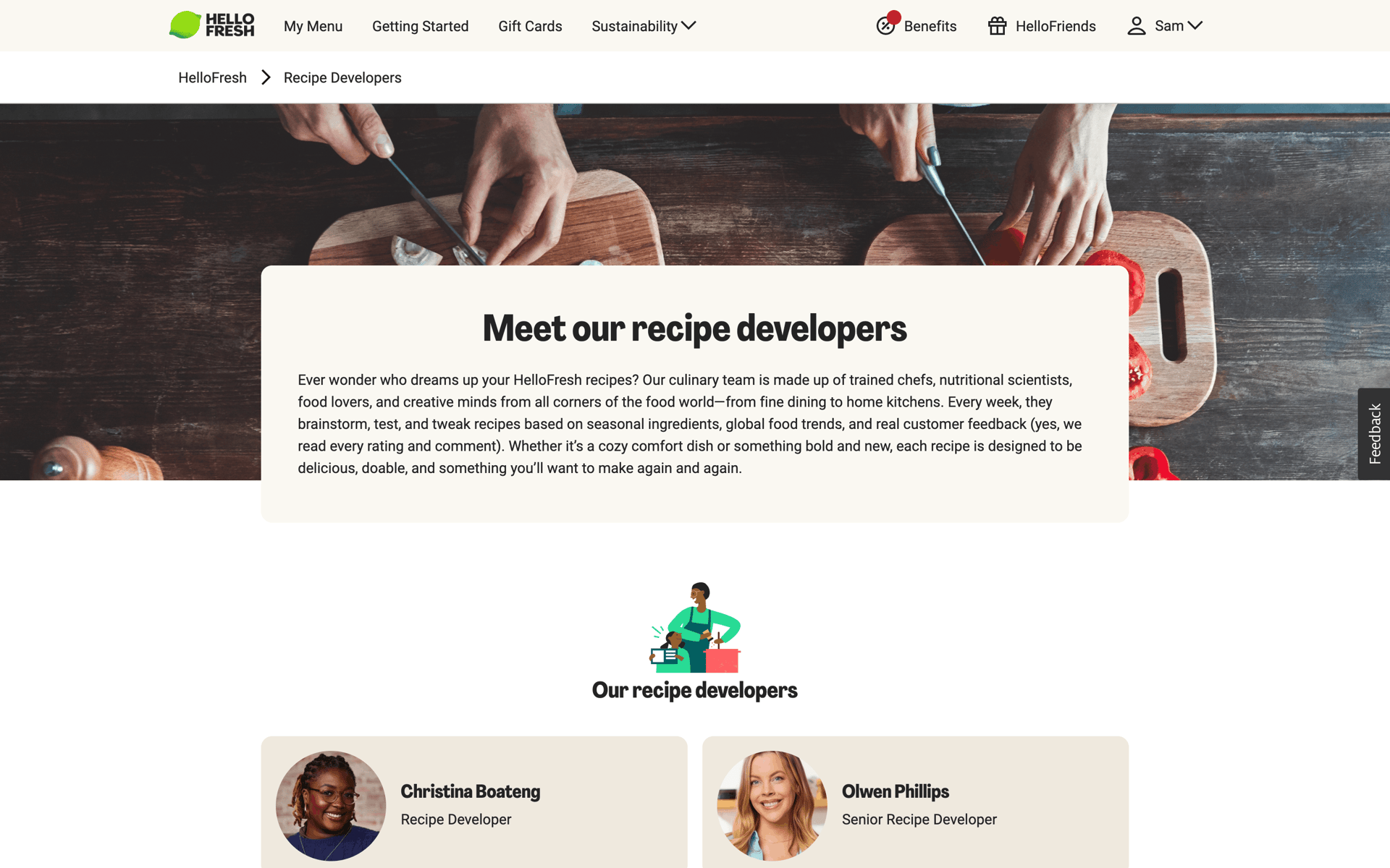 HelloFresh Web Lifestyle interface screenshot 22