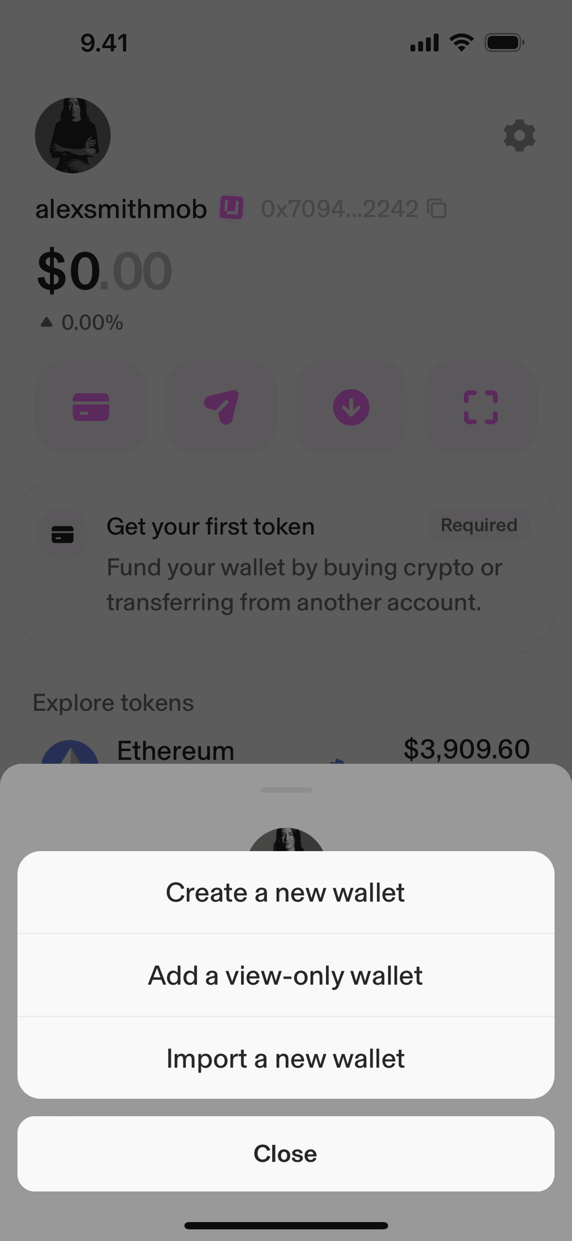 Uniswap iOS Finance interface screenshot 12