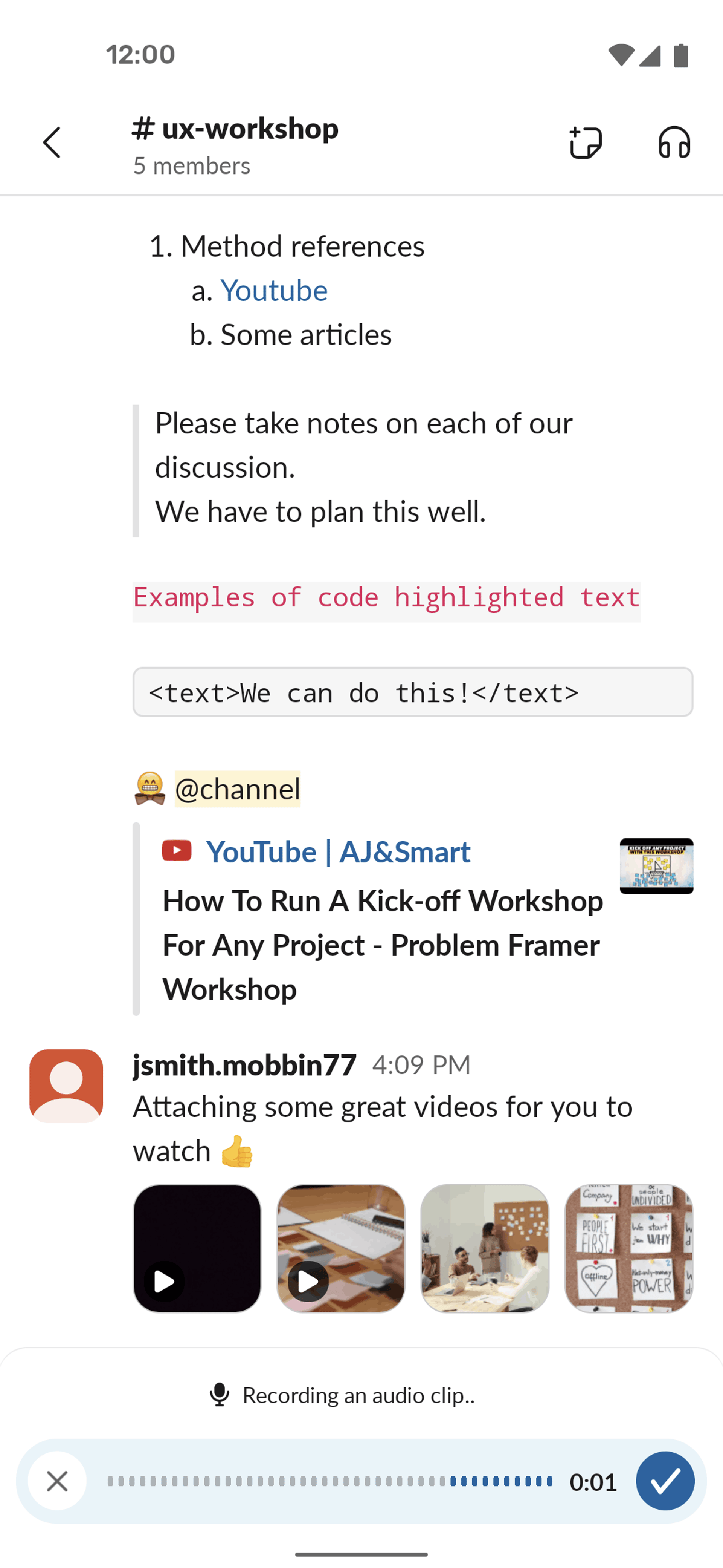 Slack Android Business interface screenshot 12