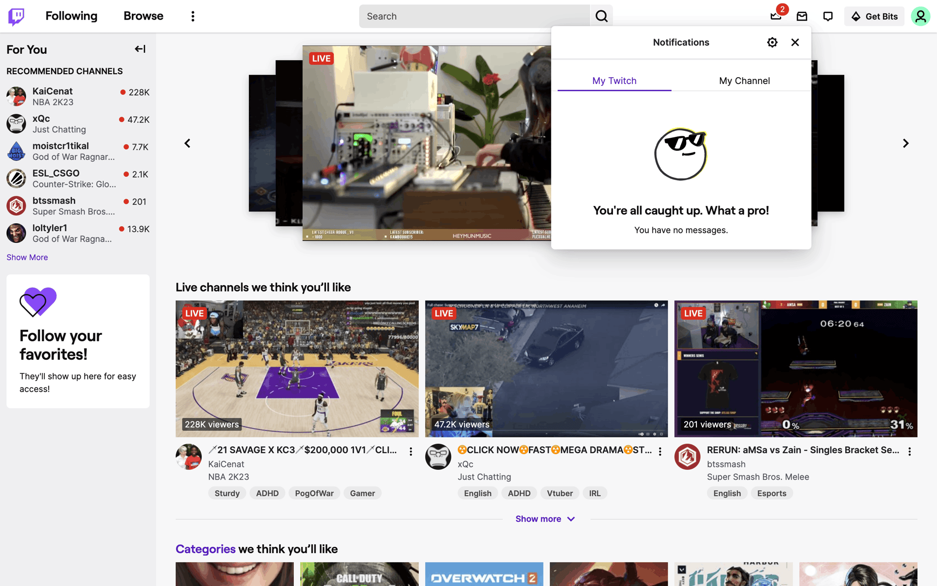 Twitch Web Photo & Video interface screenshot 20