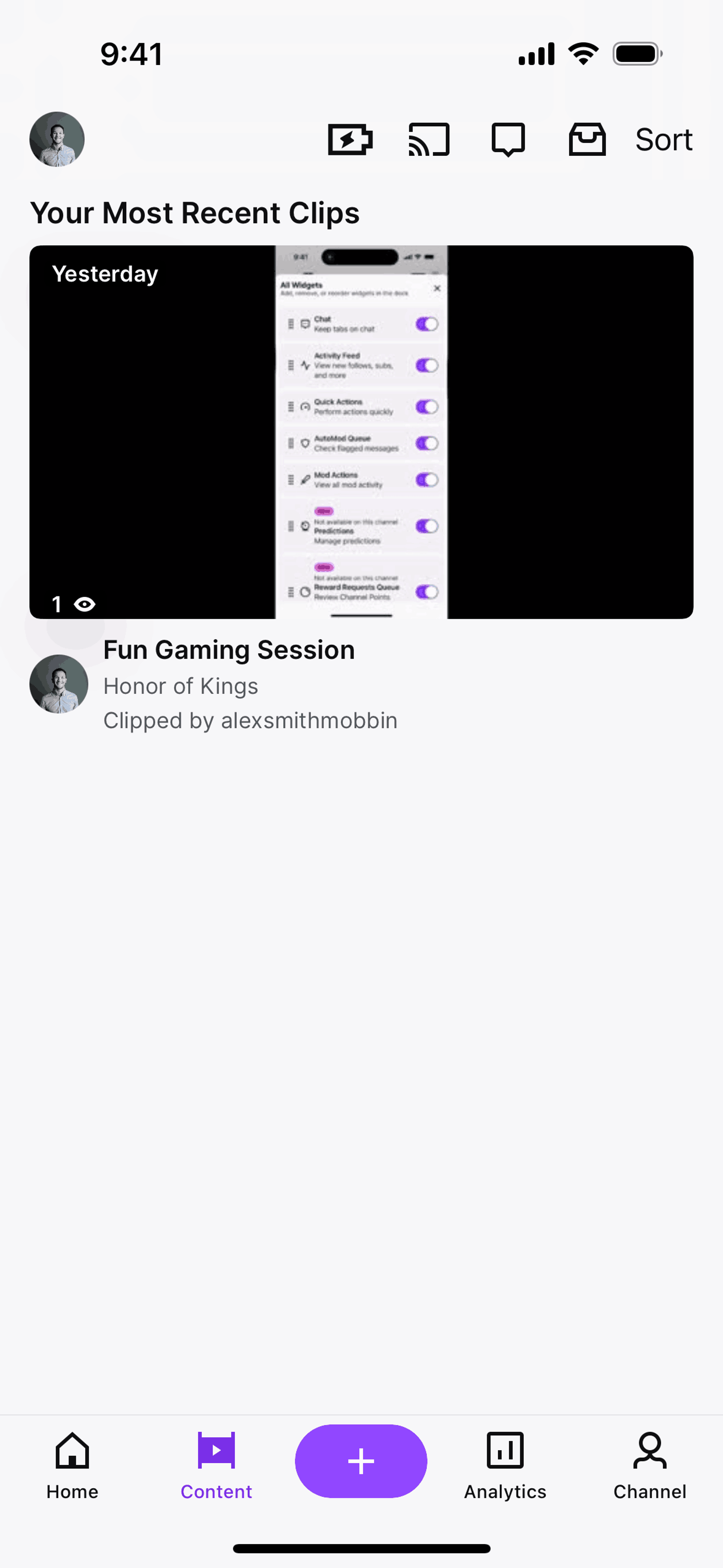 Twitch iOS Photo & Video interface screenshot 20