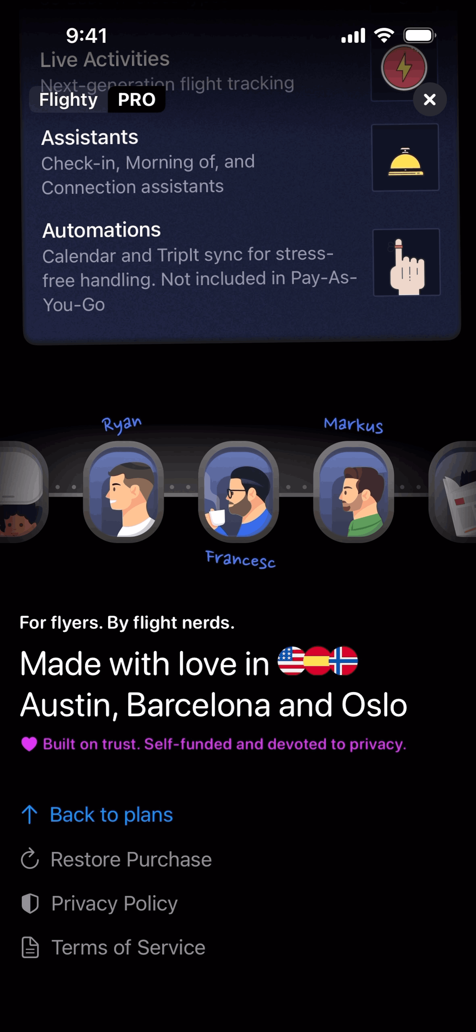 Flighty iOS Travel & Transportation interface screenshot 10