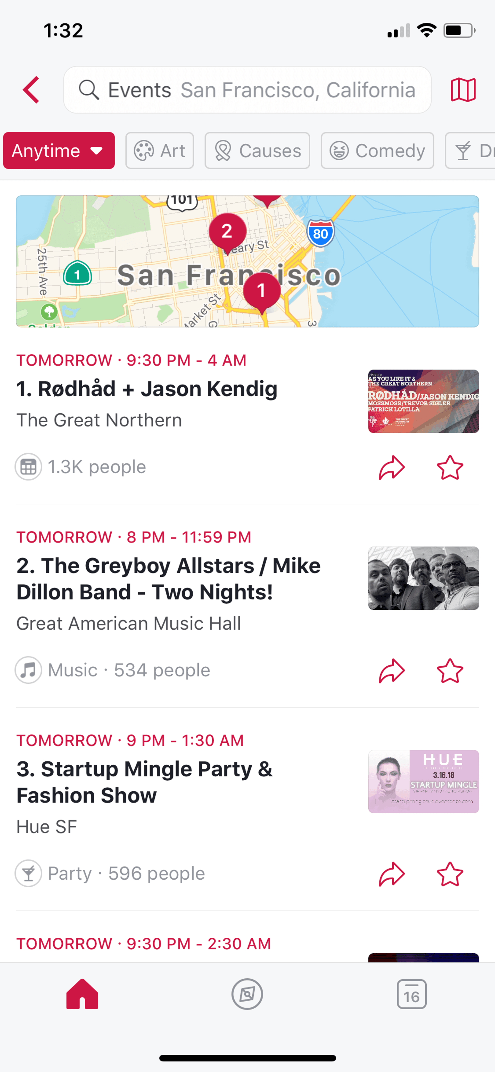 Facebook Local iOS Social Networking interface screenshot 13