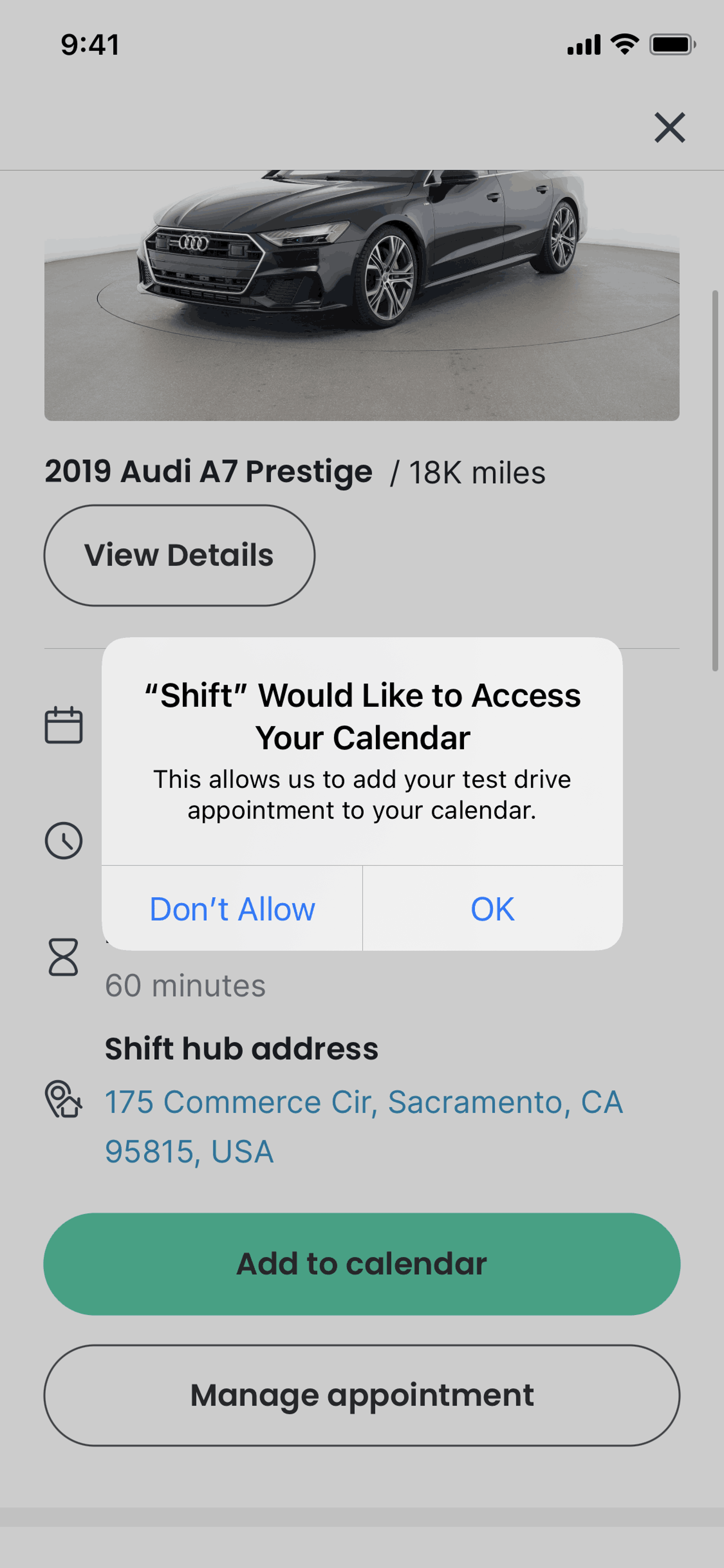 Shift iOS Shopping interface screenshot 10