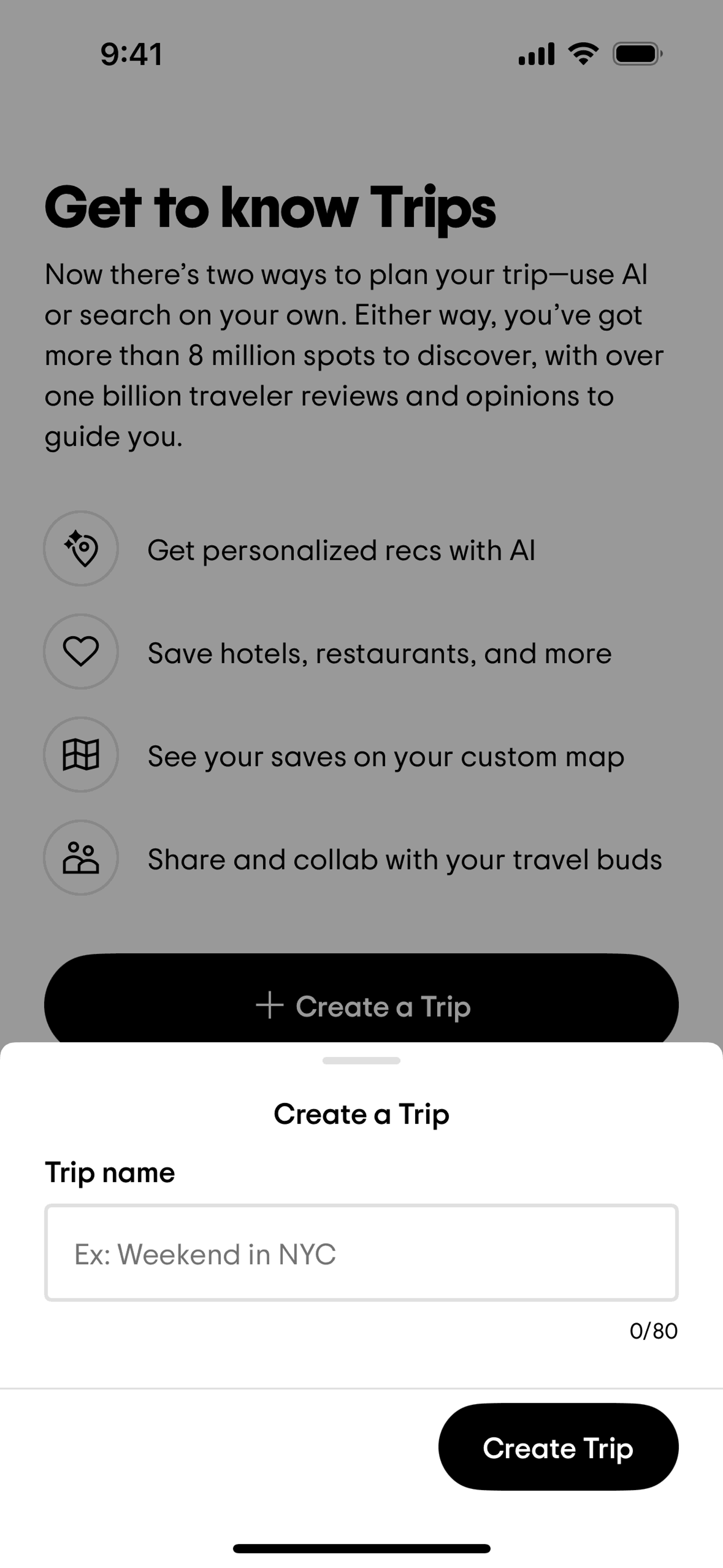 Tripadvisor iOS Travel & Transportation interface screenshot 18