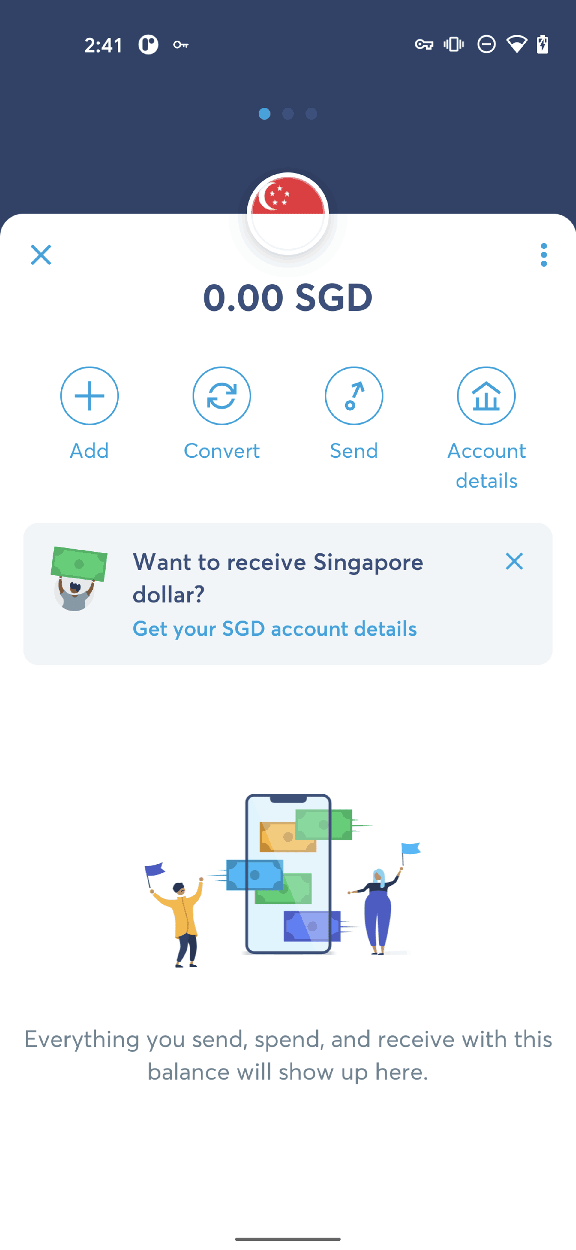 Wise Android Finance interface screenshot 13