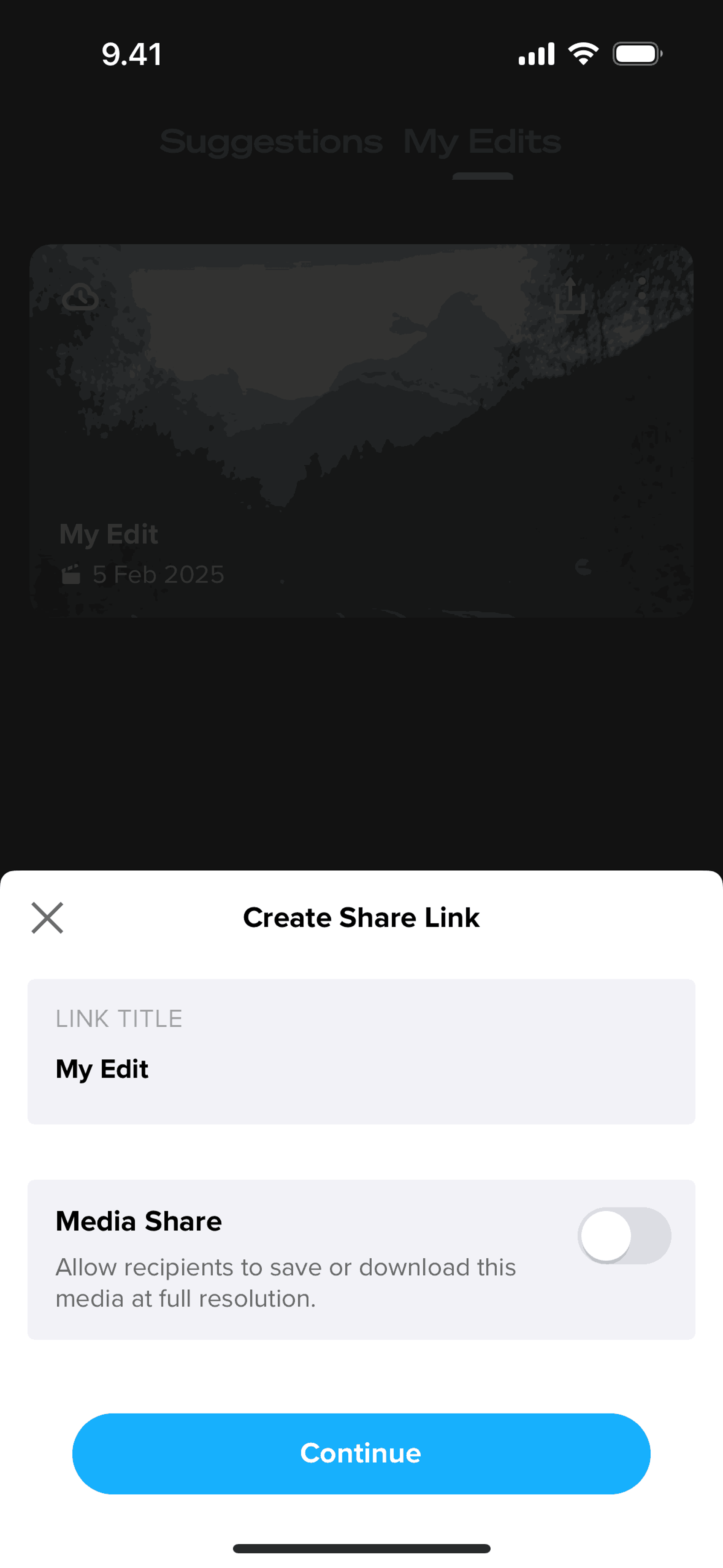 GoPro Quik iOS Photo & Video interface screenshot 10