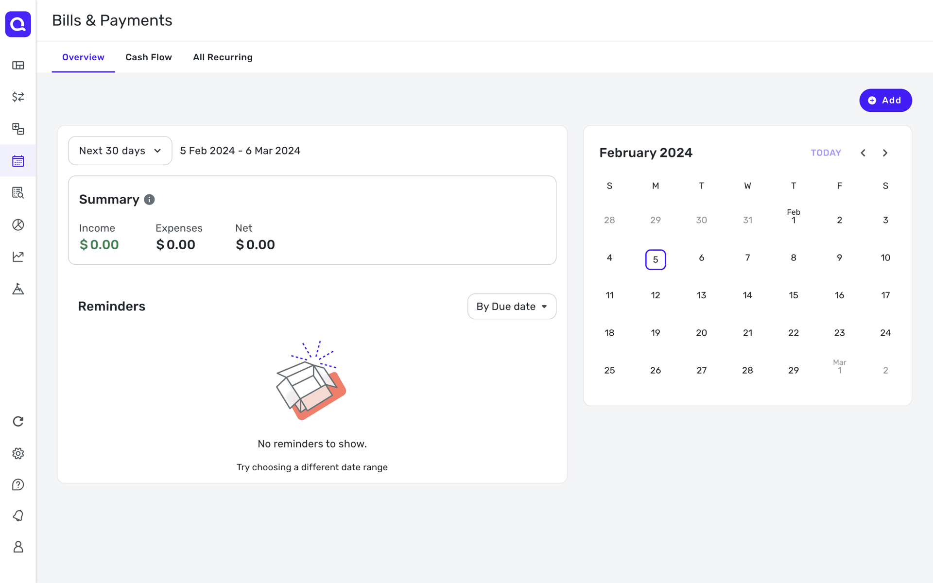 Quicken Web Finance interface screenshot 17