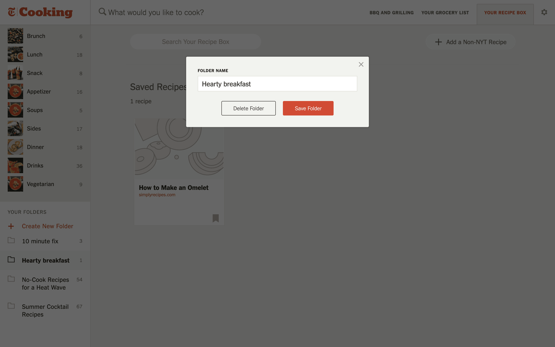 NYT Cooking Web Food & Drink interface screenshot 13