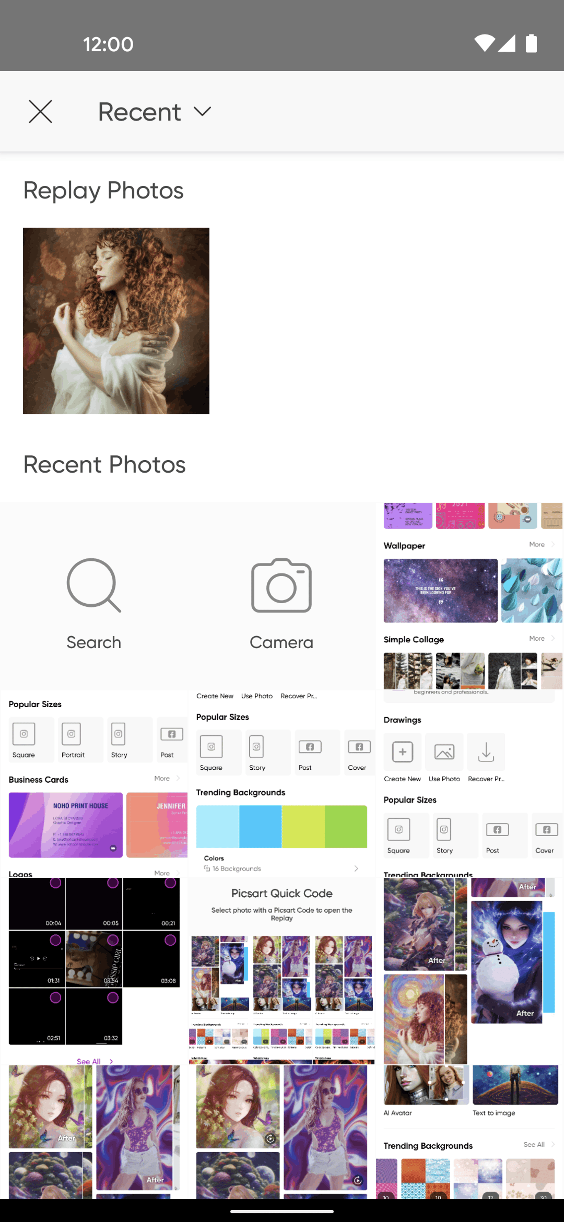 Picsart Android Photo & Video interface screenshot 18