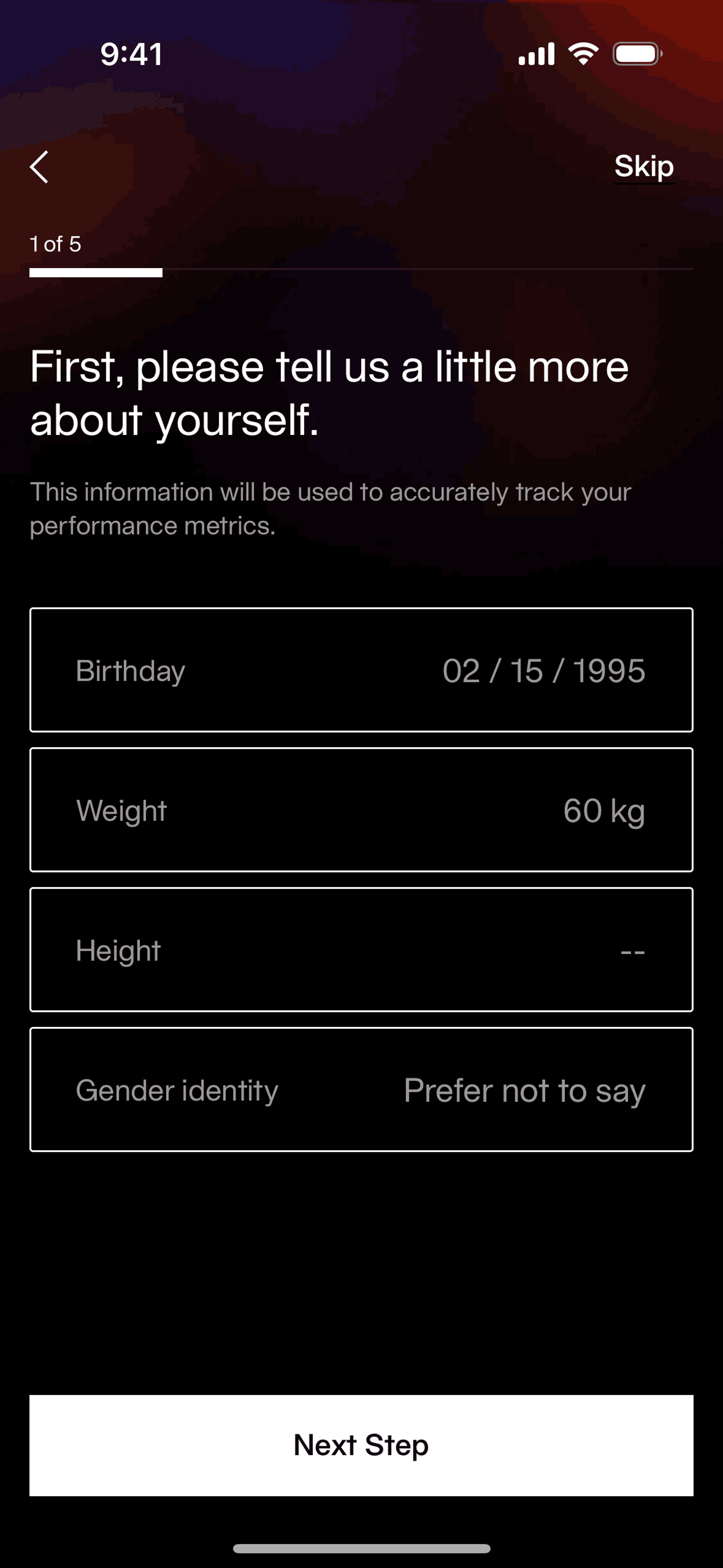 Equinox+ iOS Health & Fitness interface screenshot 22
