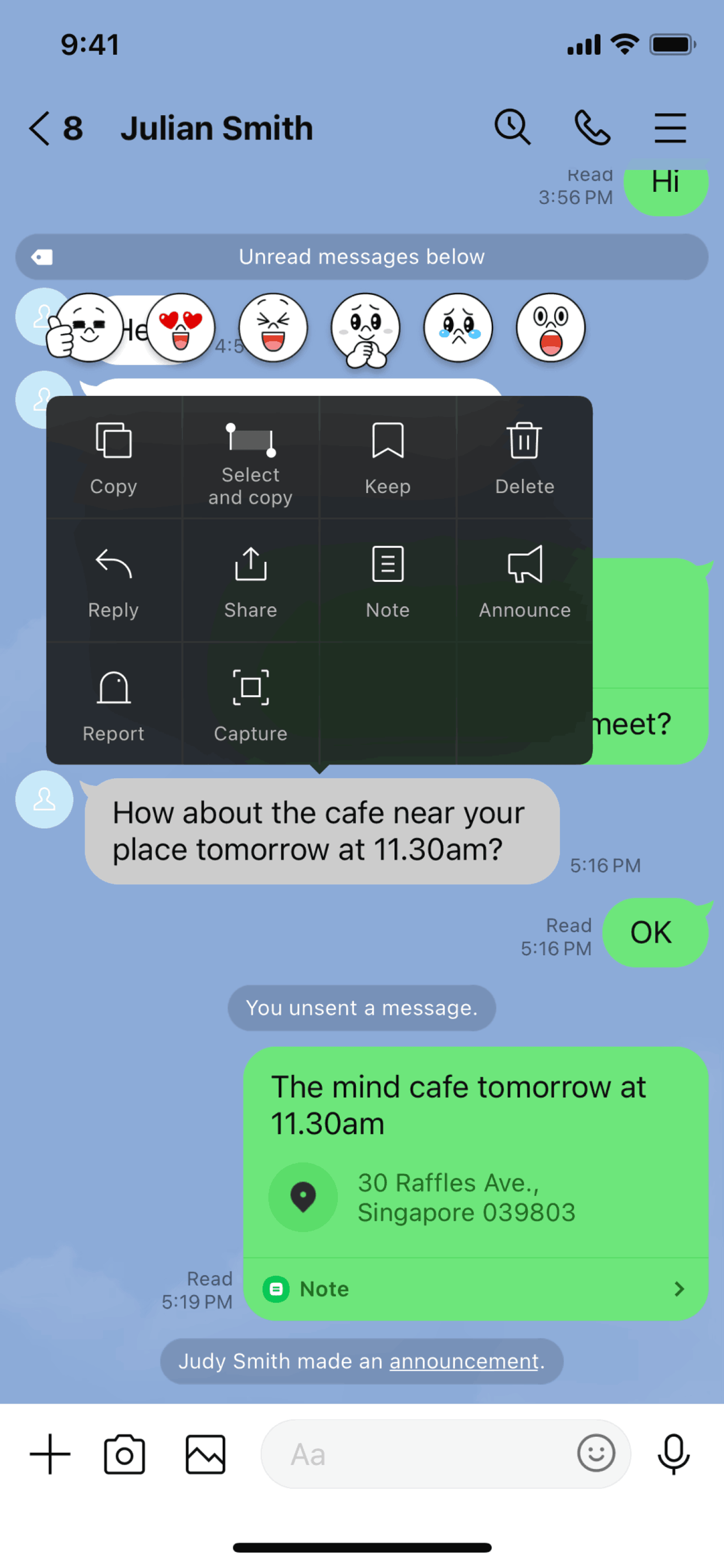 LINE iOS Social Networking interface screenshot 17
