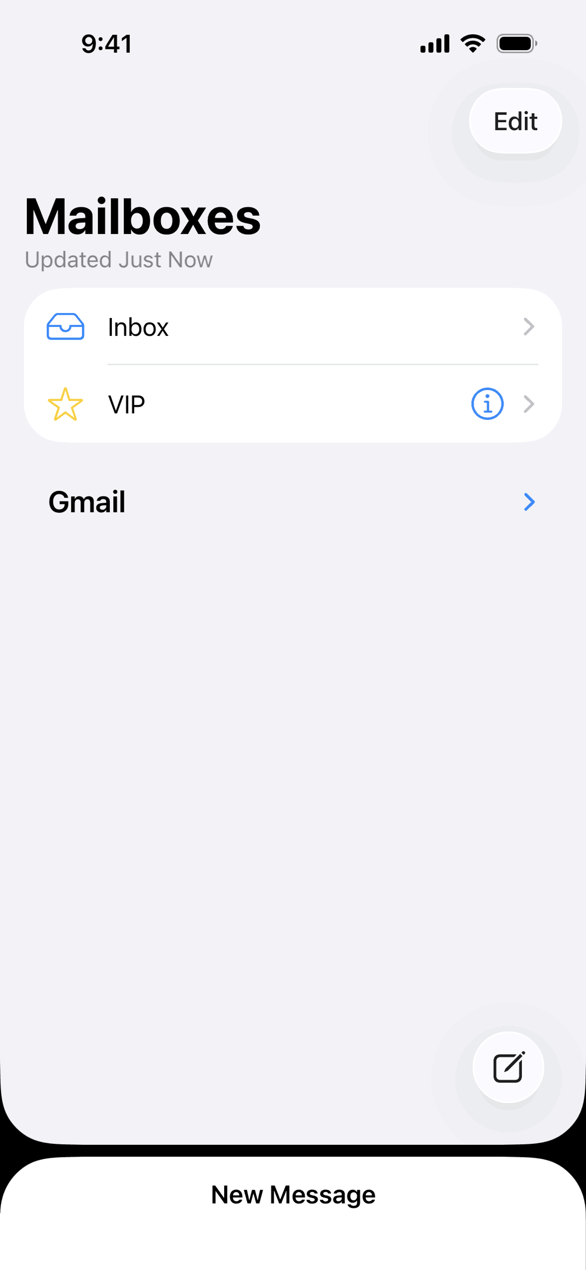 Apple Mail iOS Productivity interface screenshot 19