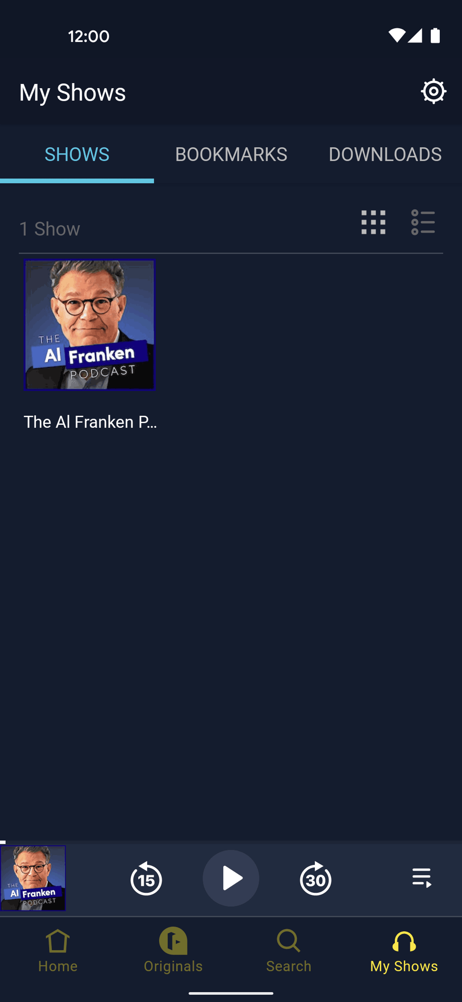 Luminary Android Entertainment interface screenshot 4