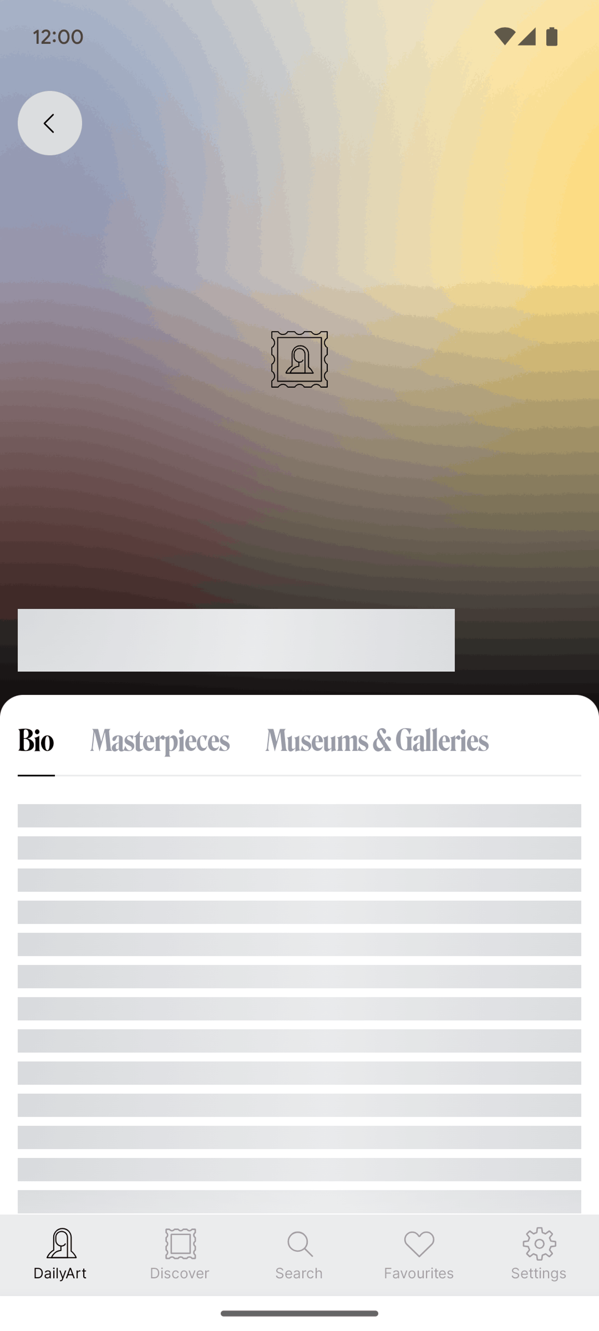 DailyArt Android Education interface screenshot 14