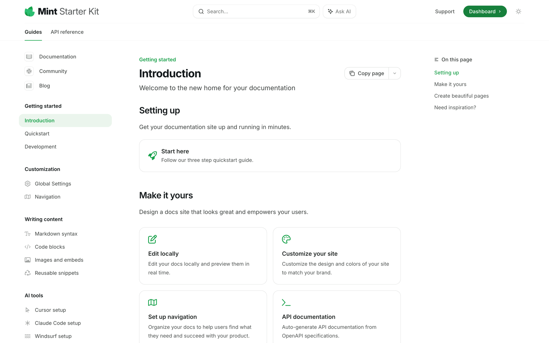 Mintlify Web Developer Tools interface screenshot 18