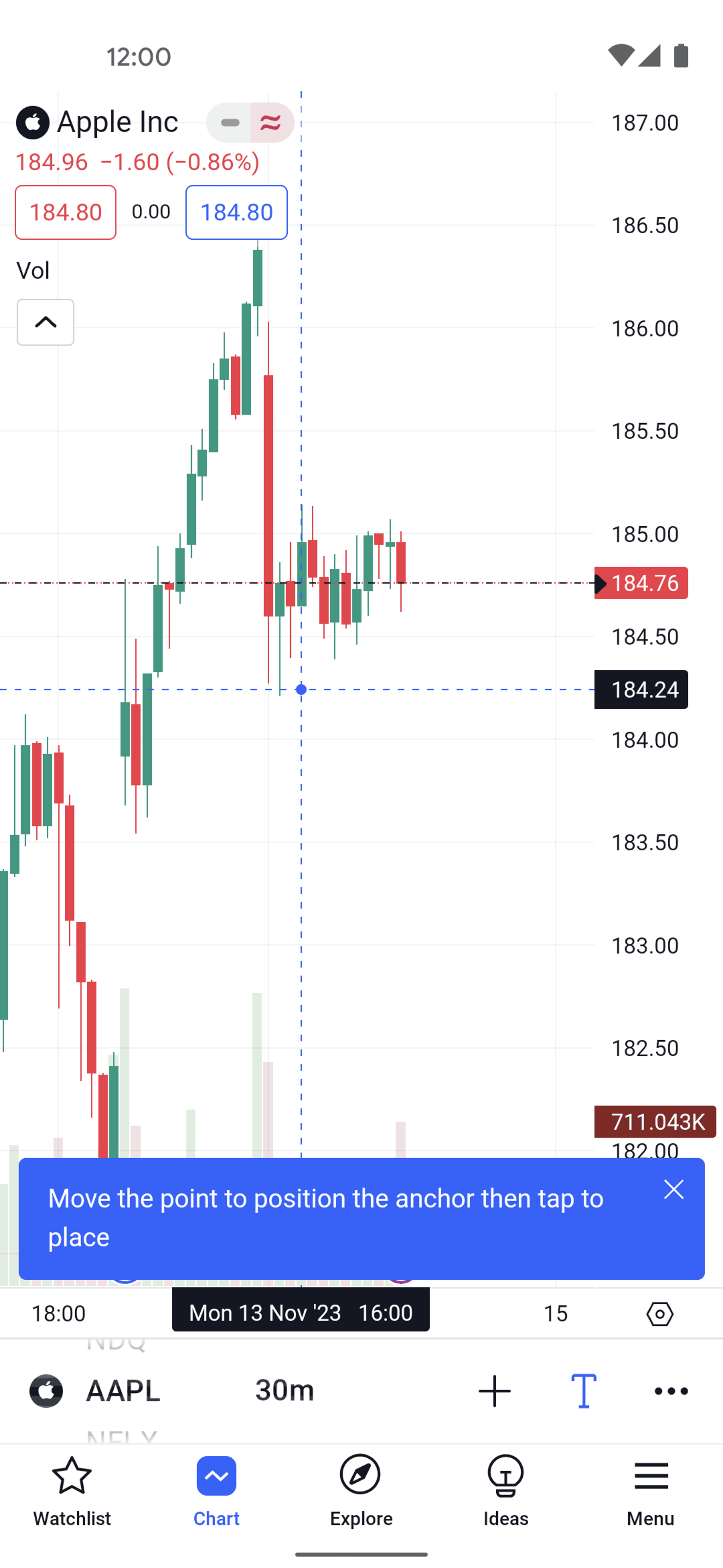 TradingView Android Finance interface screenshot 5