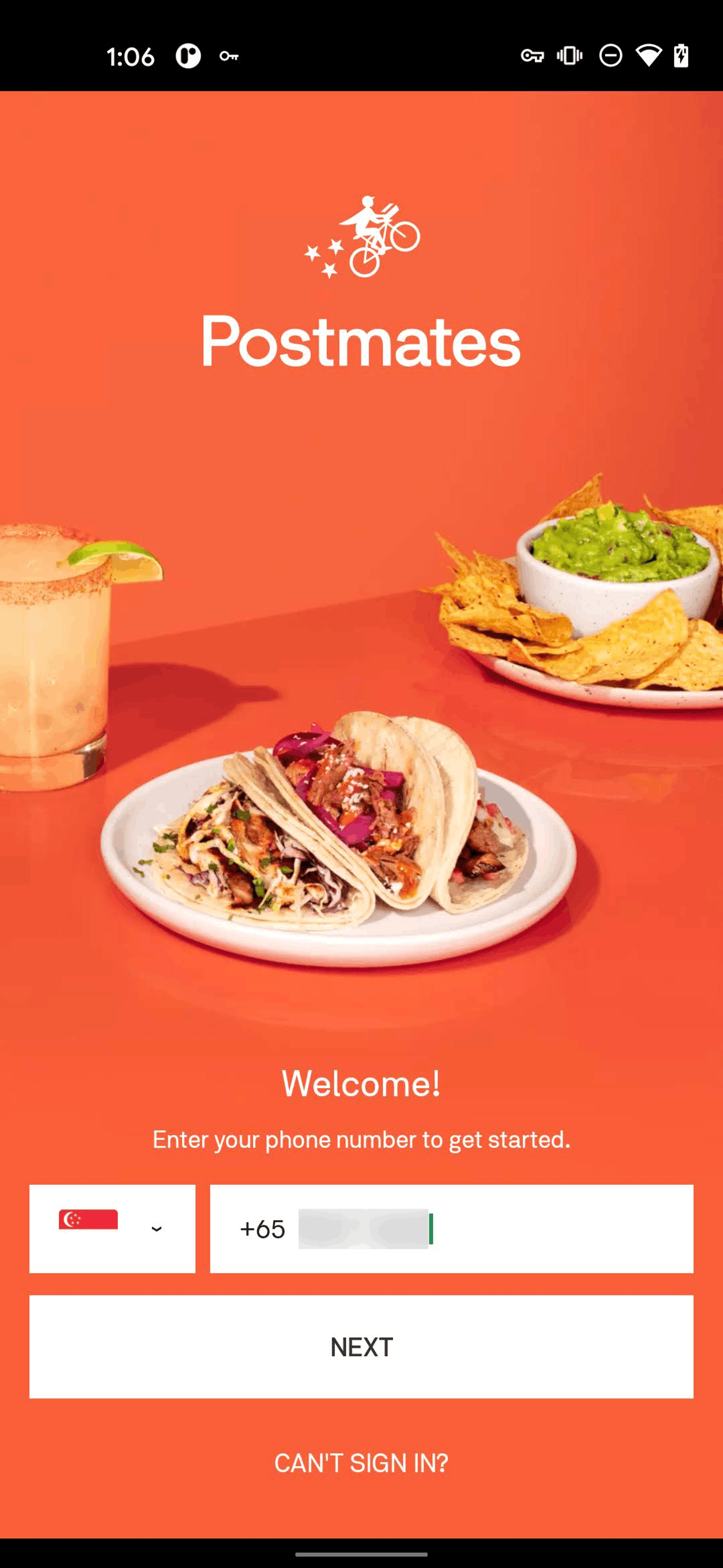 Postmates Android Food & Drink interface screenshot 3